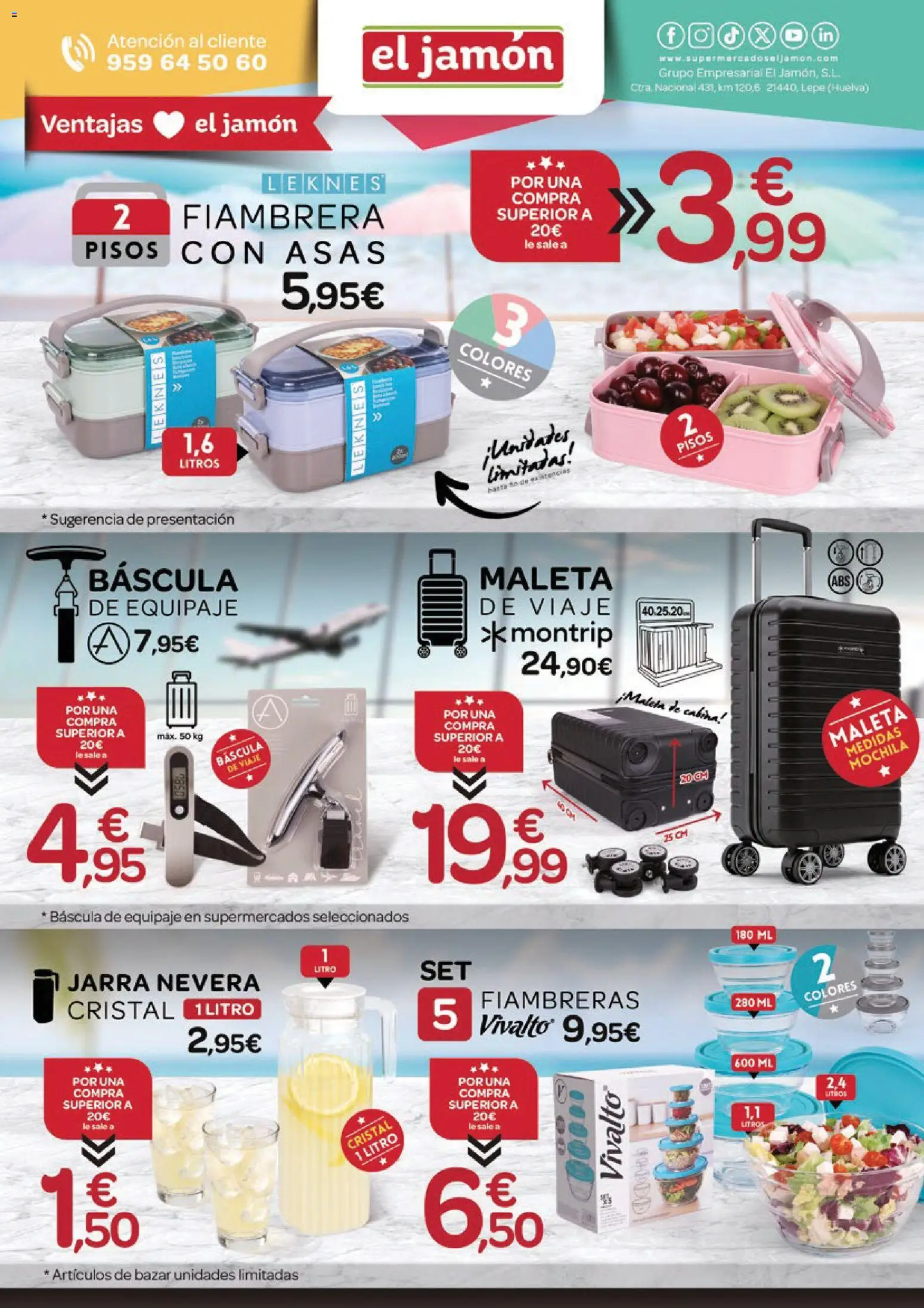 Supermercados El Jamón folleto desde 25/06/2026 | ¿Cómo obtener un descuento limitado? ¡Ahorra hoy mismo! | España