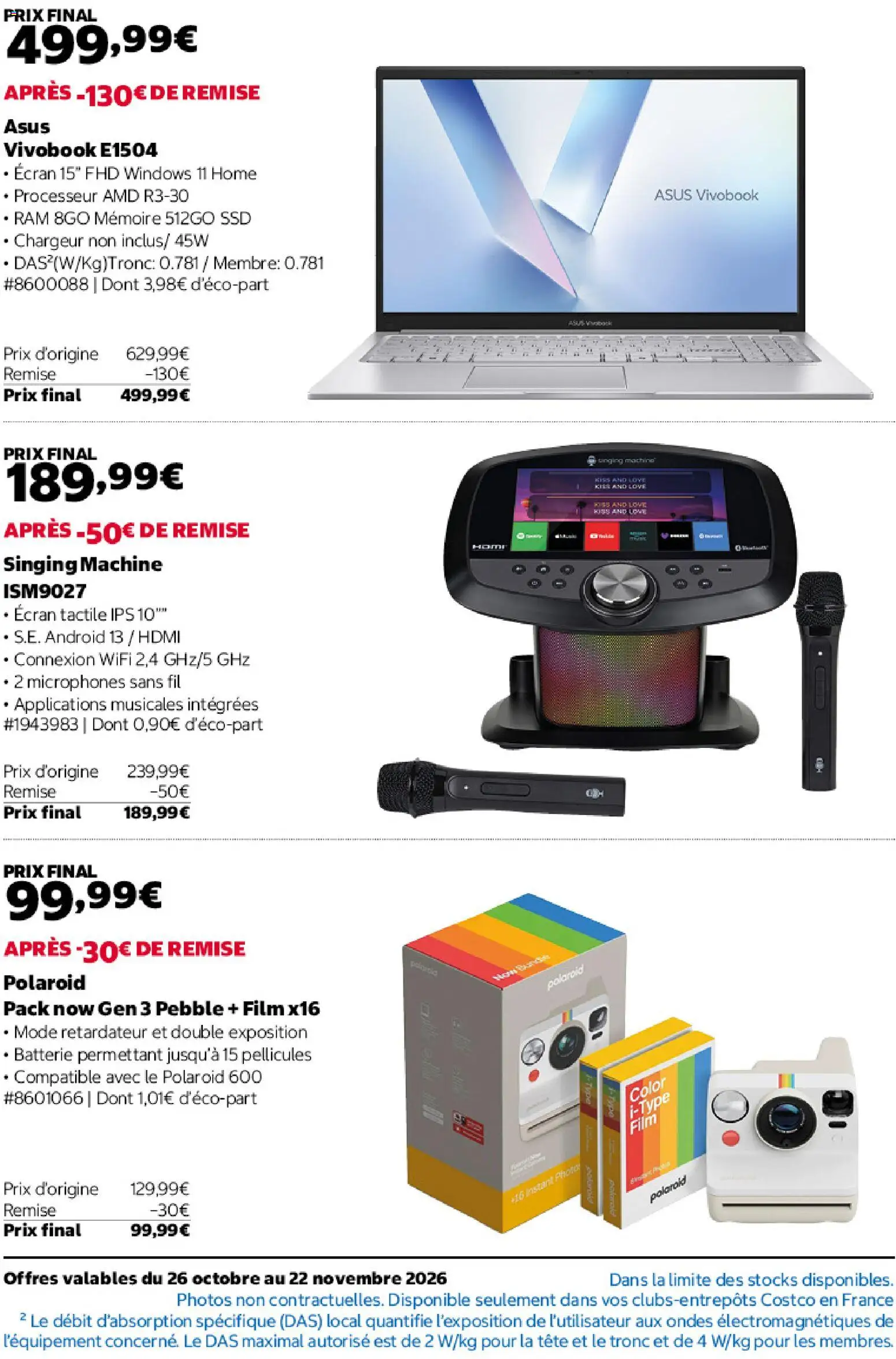 Costco catalogue Catalogue in France
