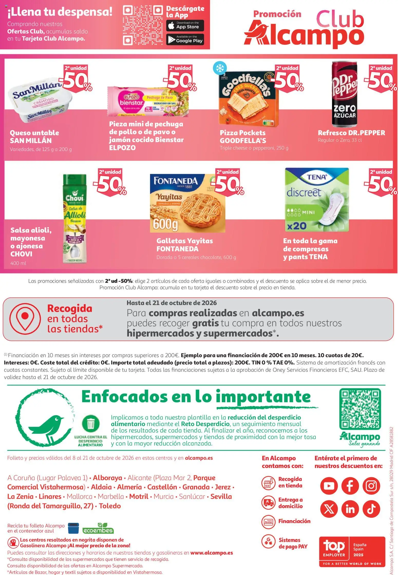 Alcampo folleto Folleto in España