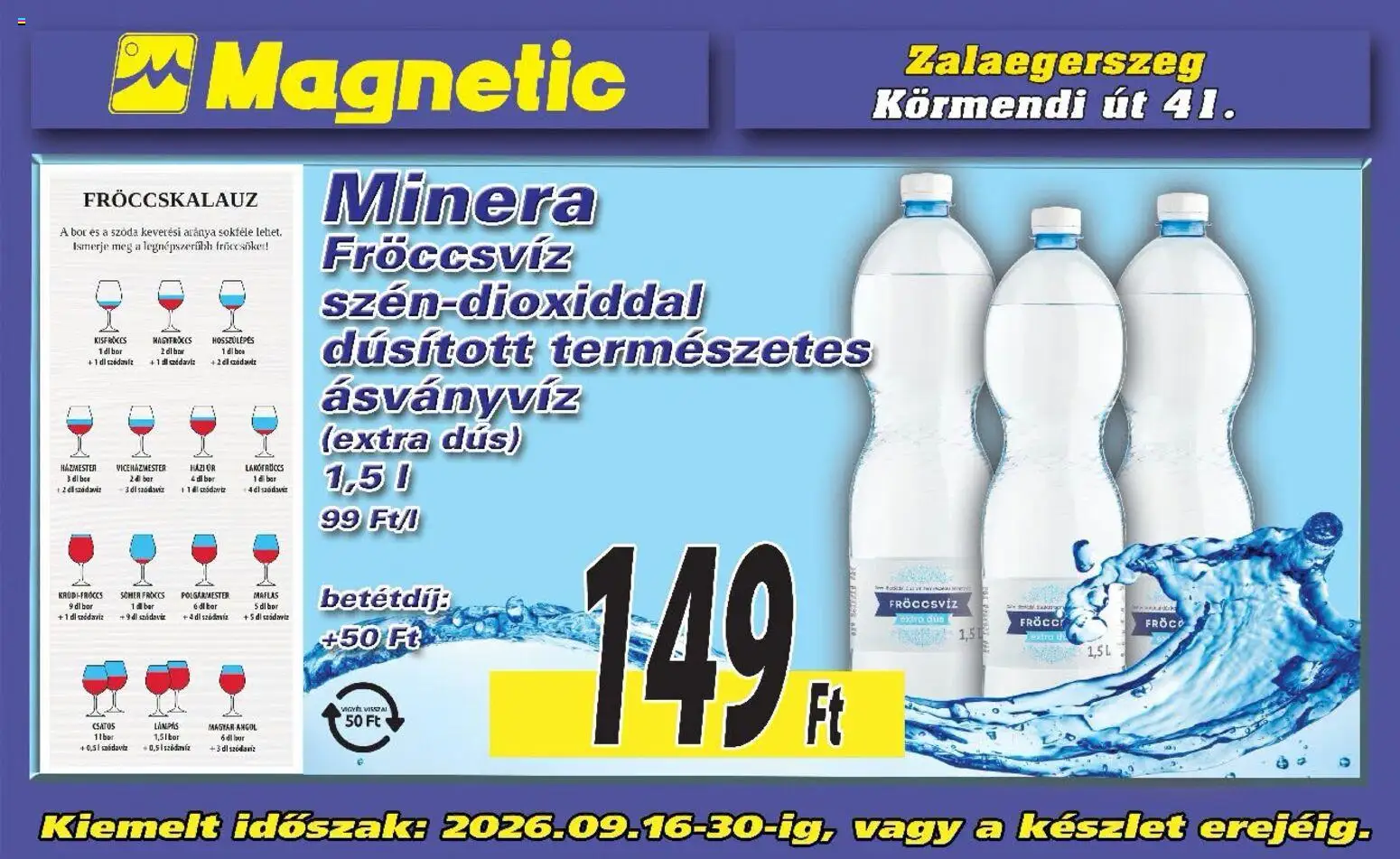 Magnetic Aktuális óriásplakátok Akciós újság in Magyarország