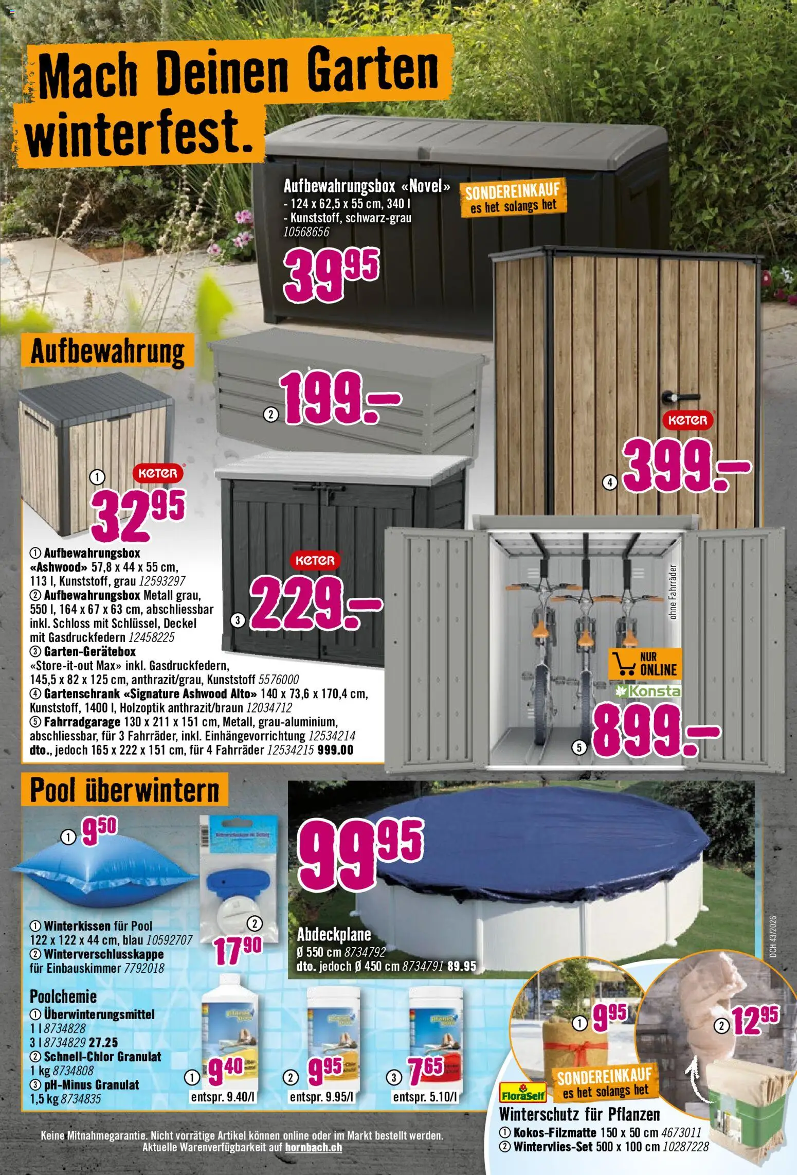Hornbach aktionen Prospekt in Schweiz