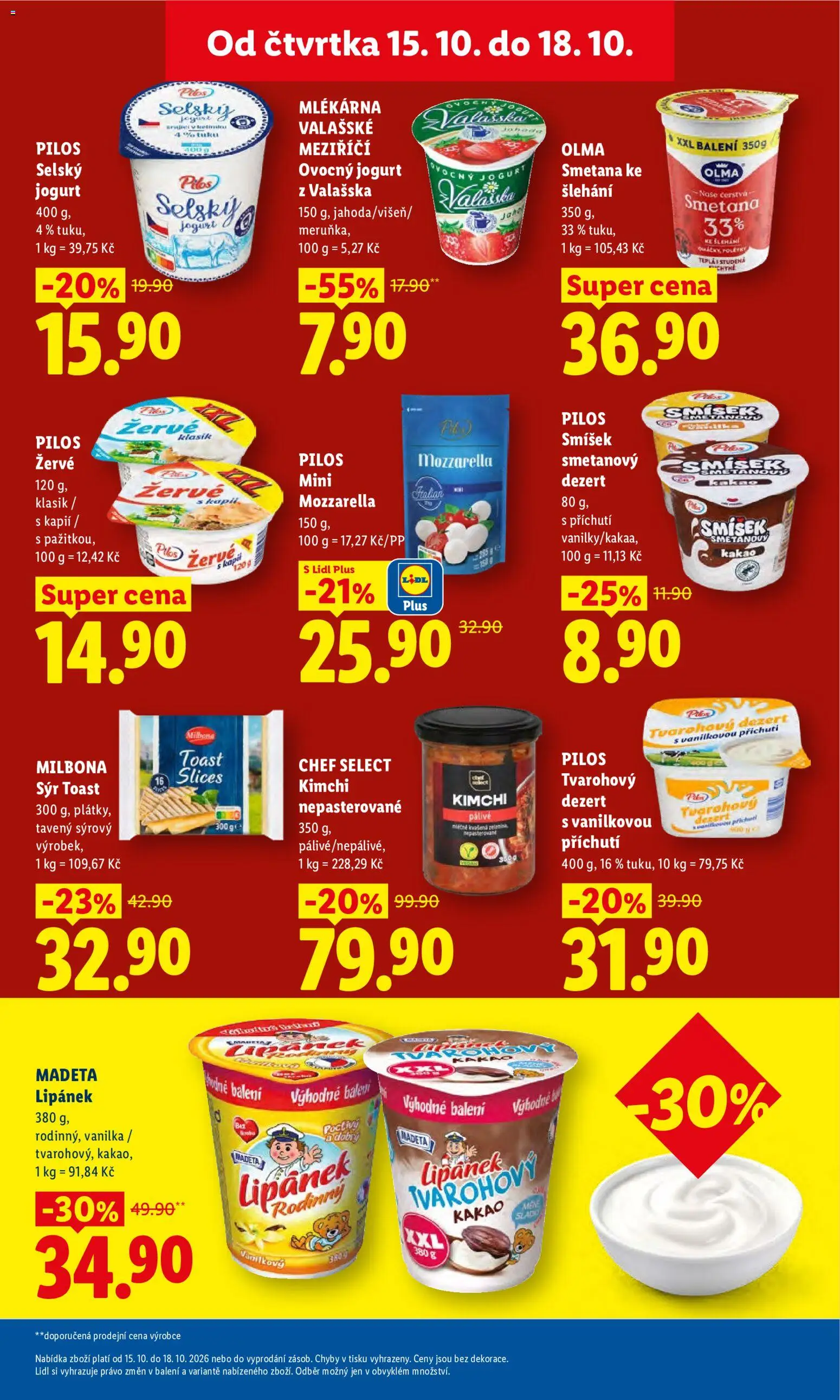 Lidl leták Leták in Česko