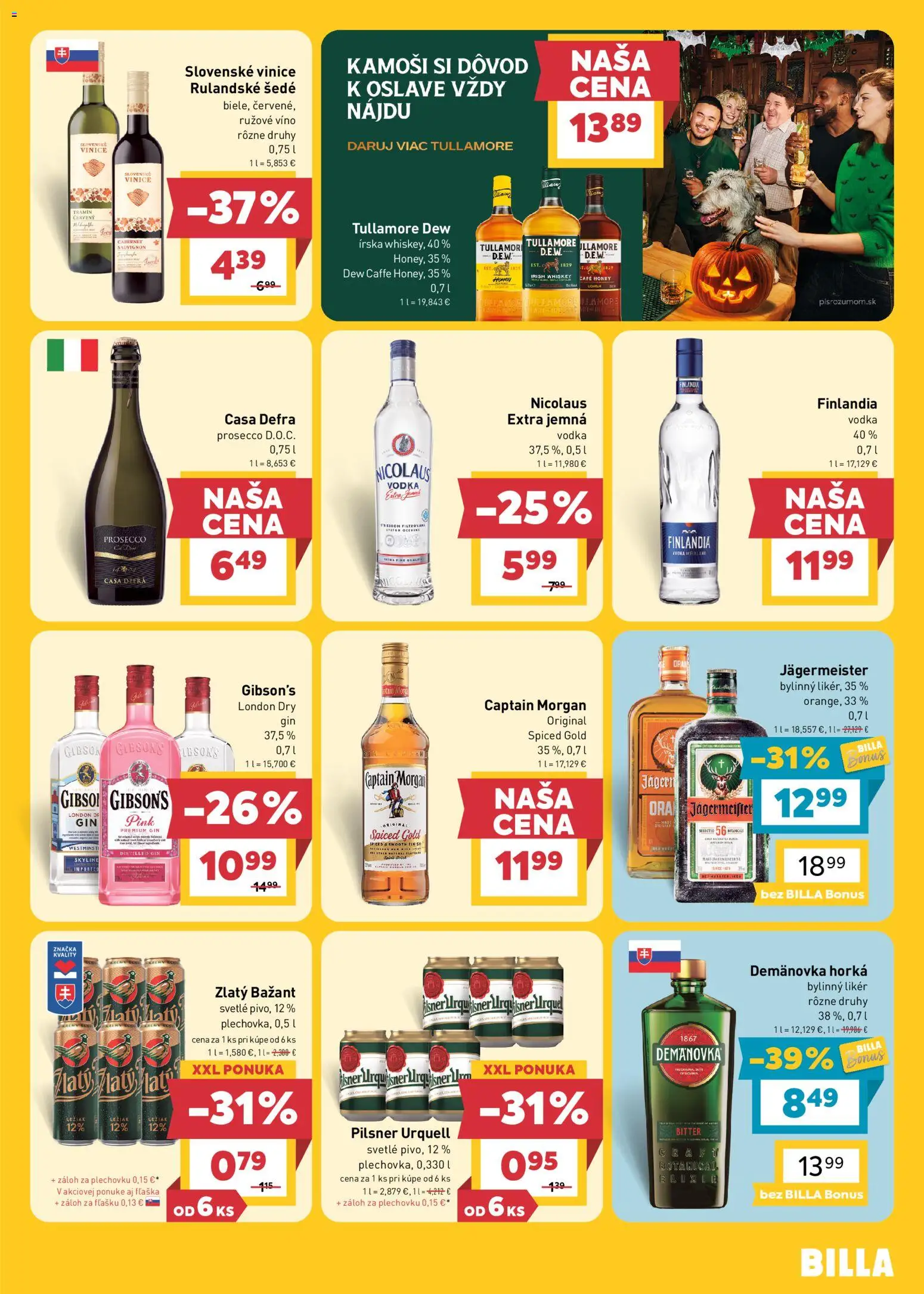 Billa leták Leták in Slovensko