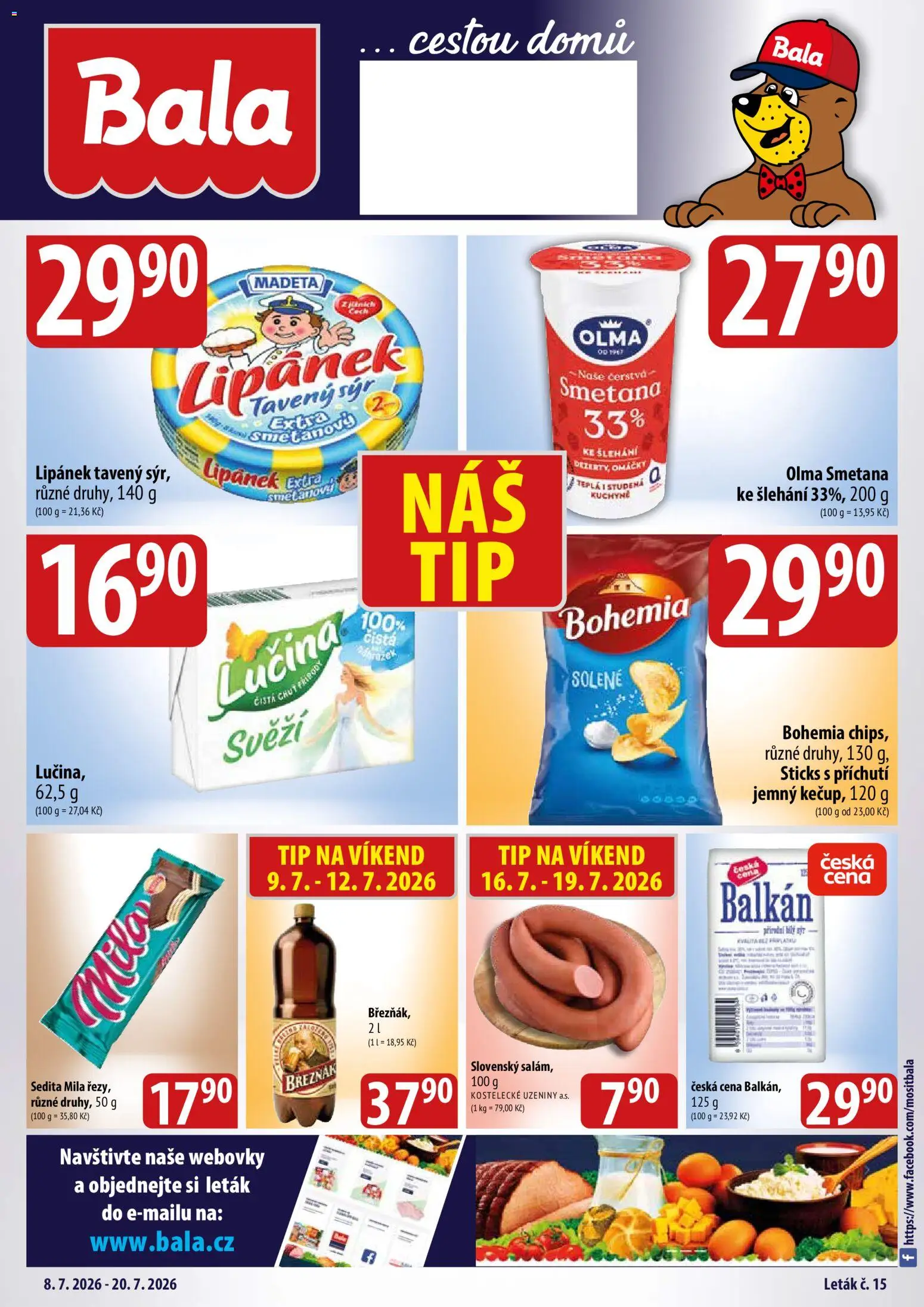 BALA velký leták + od 08.07.2026 💥 Nenechte si ujít TOP nabídky! ⭐ | Česko