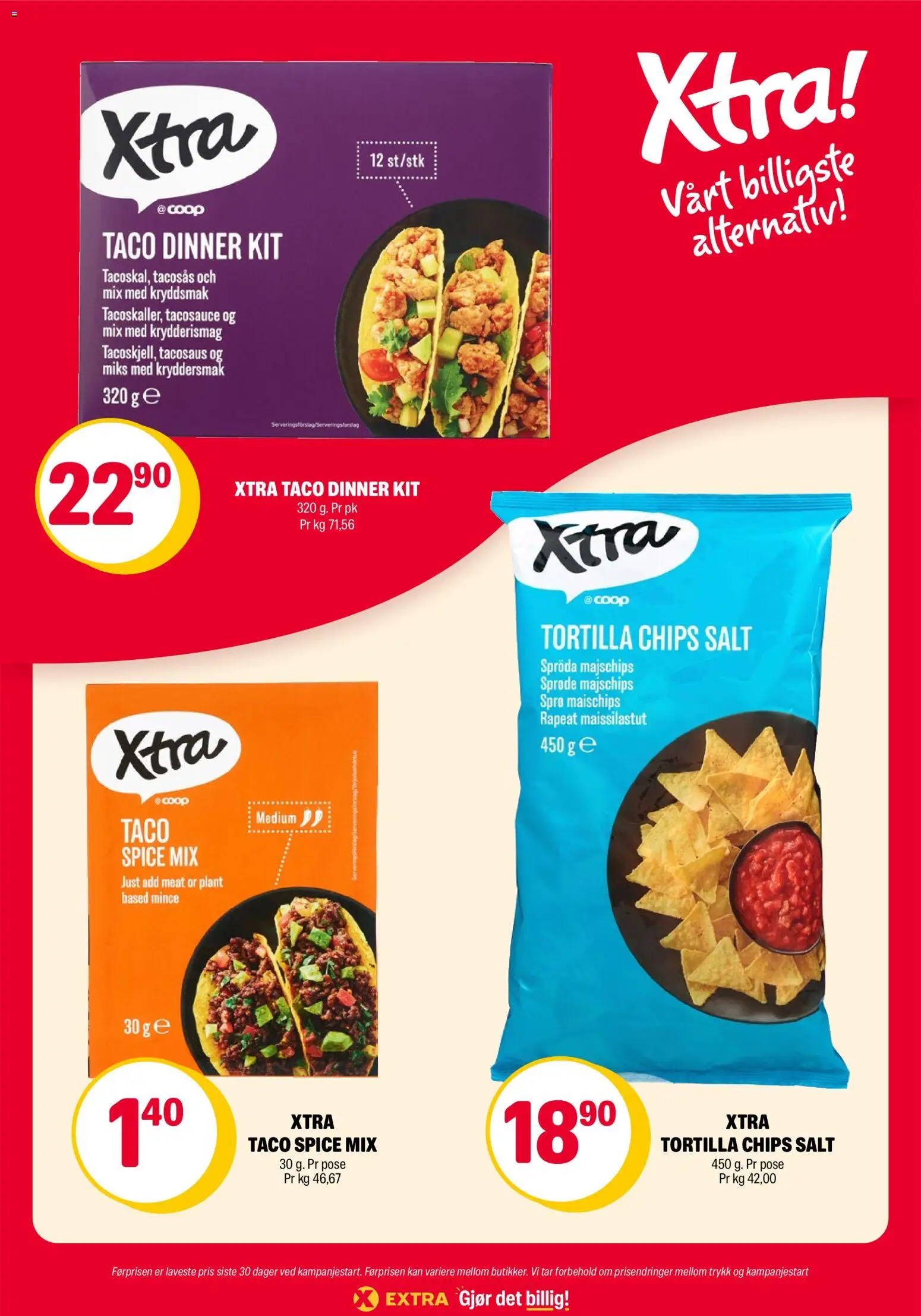Coop Extra kundeavis Kundeavis in Norge