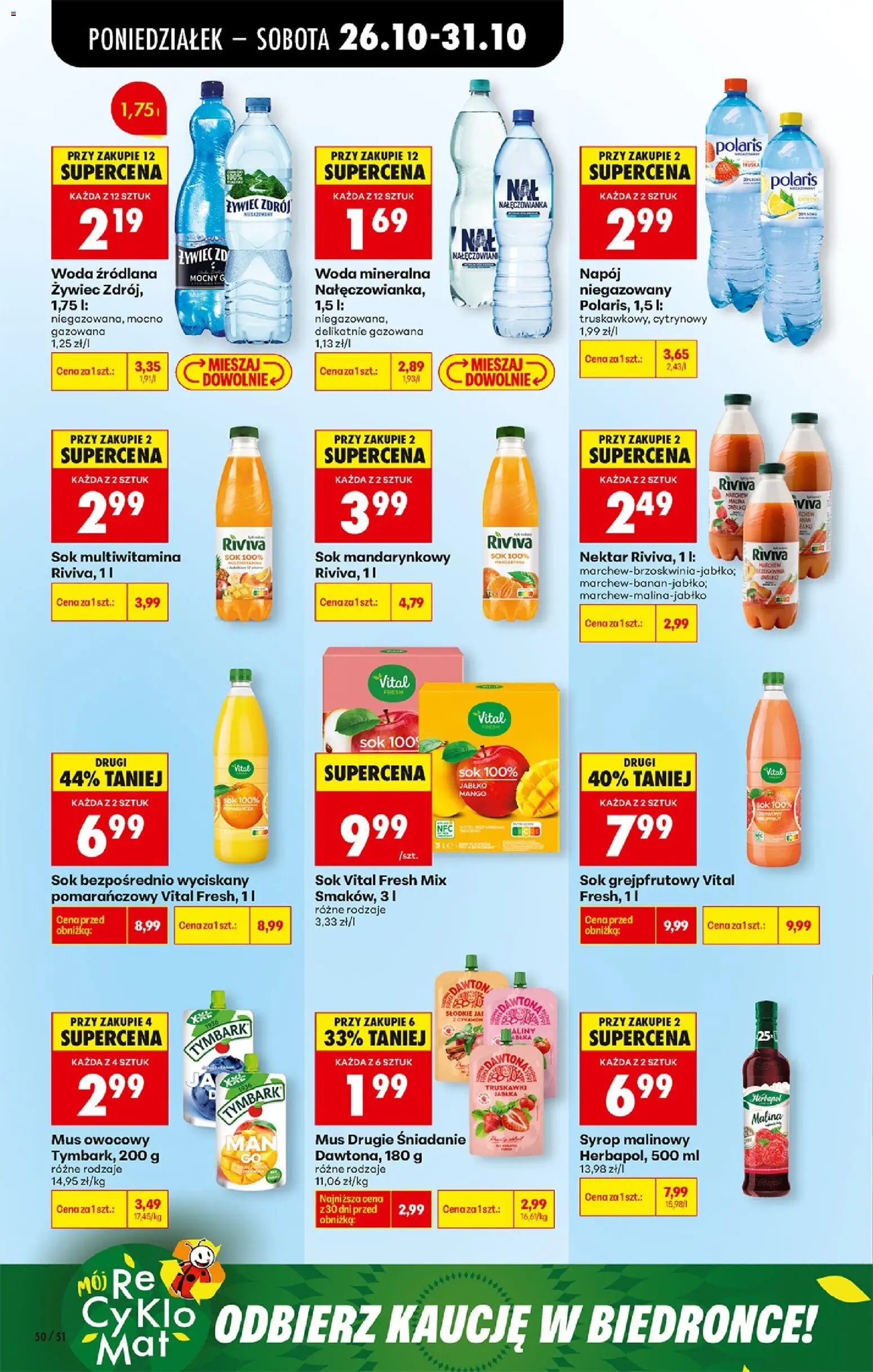Biedronka Polsko leták - Codziennie niskie ceny Leták in Česko