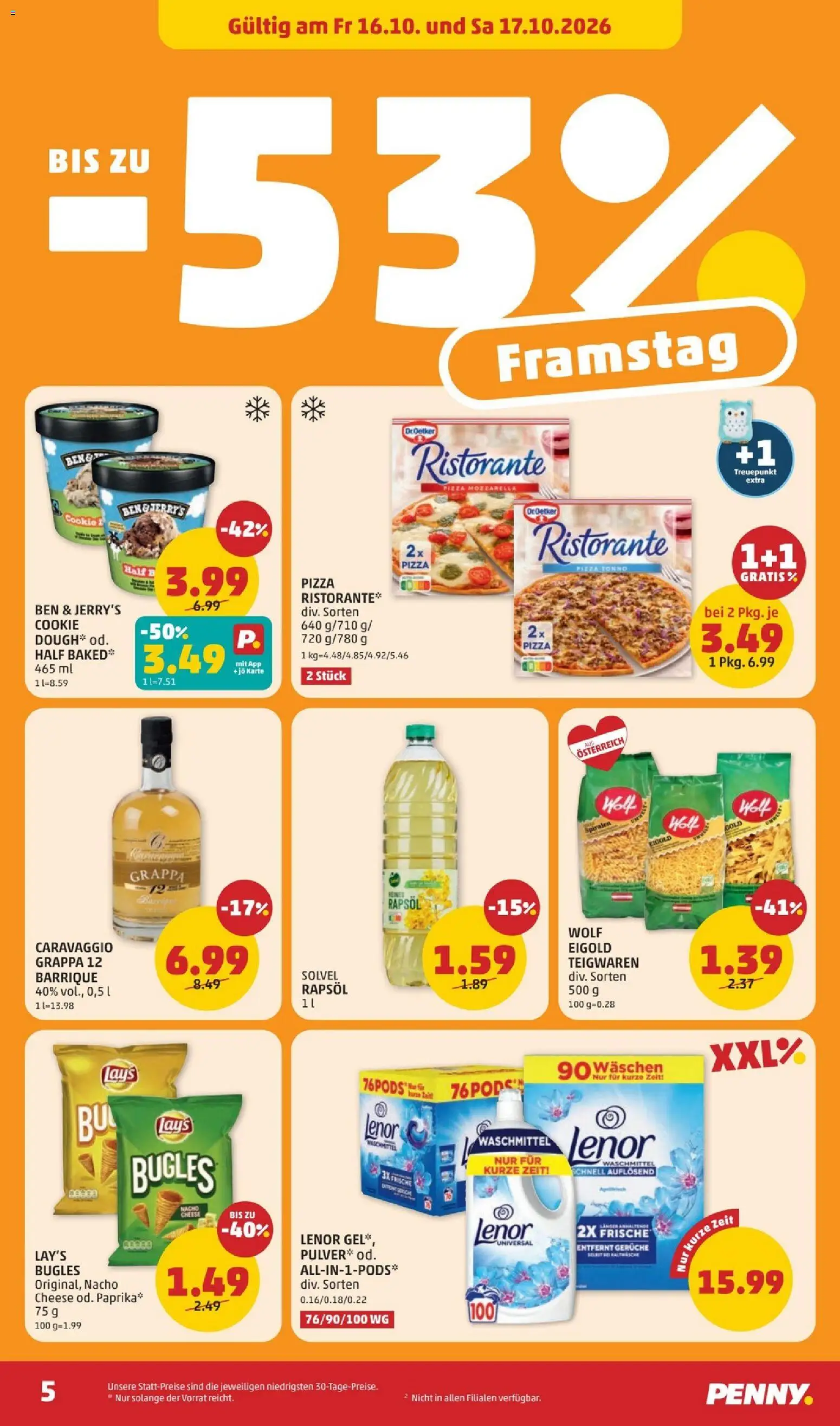 Penny Markt Flugblatt Flugblatt in Österreich