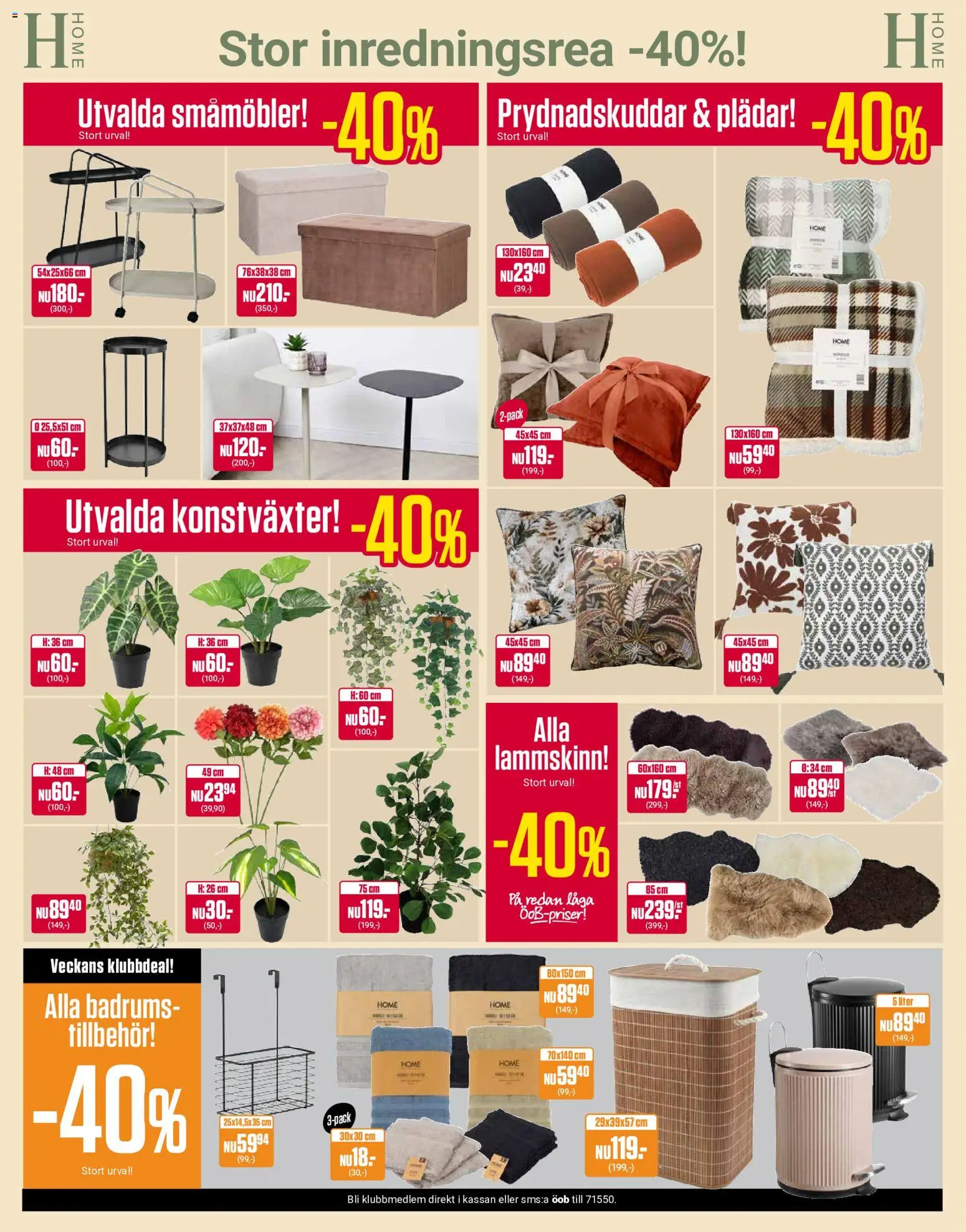 ÖoB erbjudanden Reklamblad in Sverige