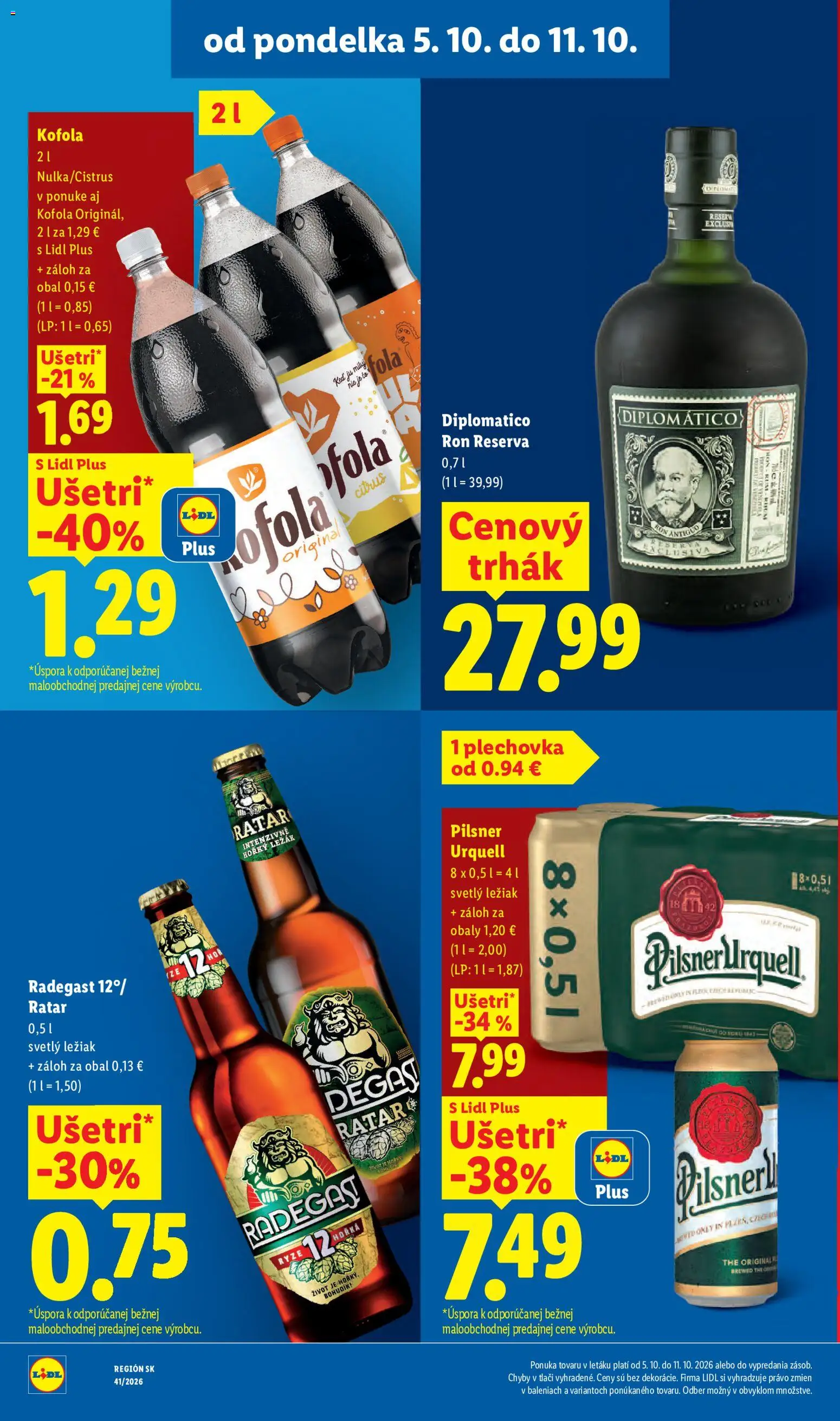 Lidl leták Leták in Slovensko