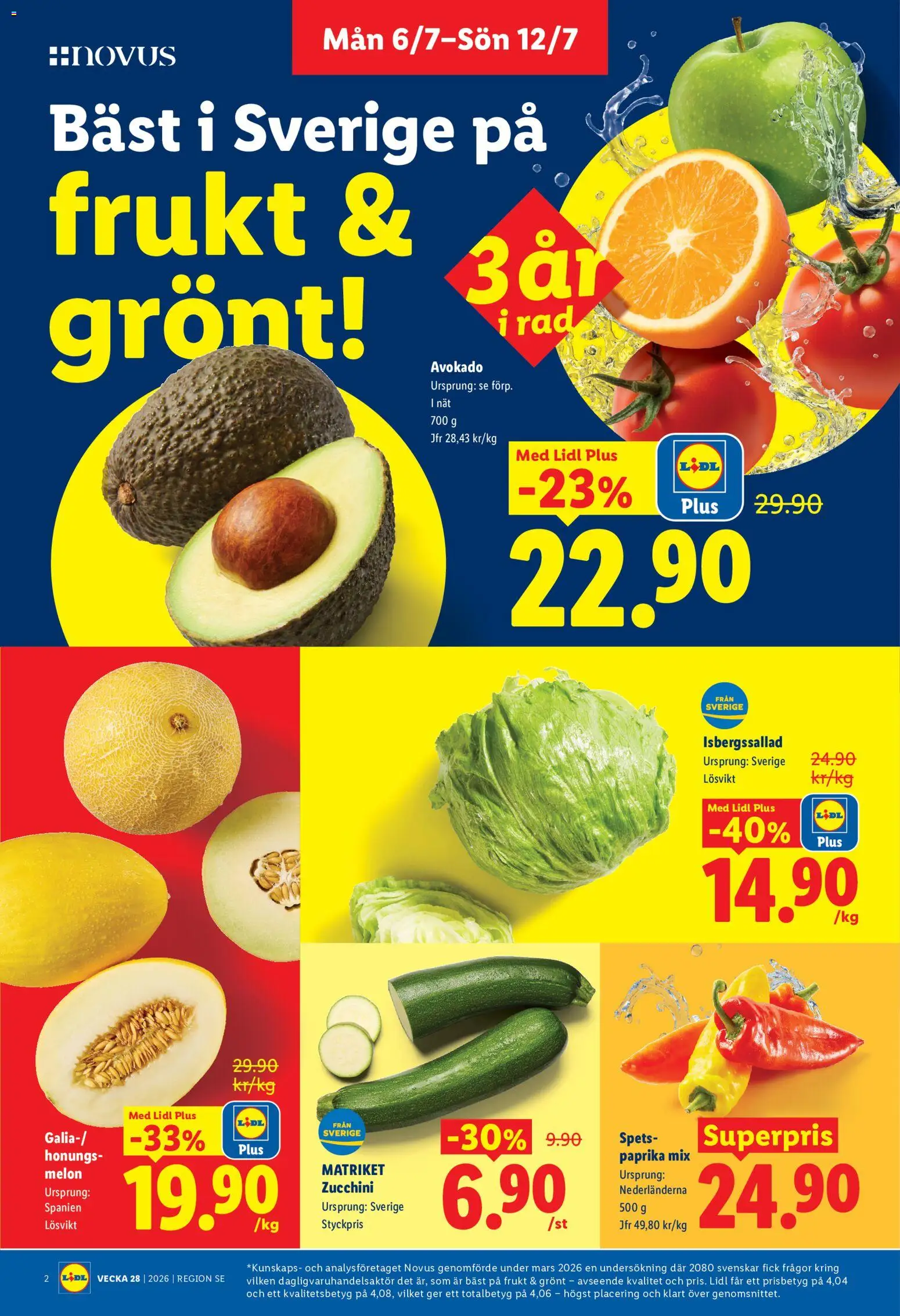 Nuvarande Lidl erbjudanden från 📣 06/07/2026 - 12/07/2026 📣 | Sverige