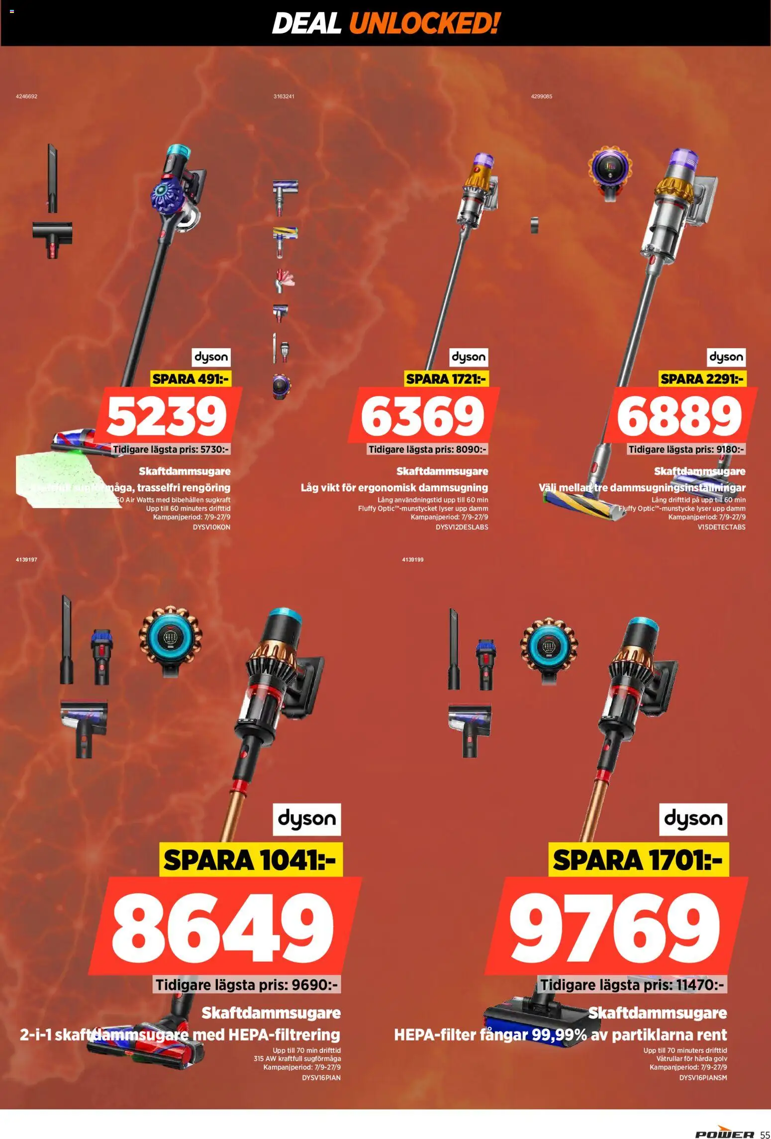 Power erbjudanden Reklamblad in Sverige
