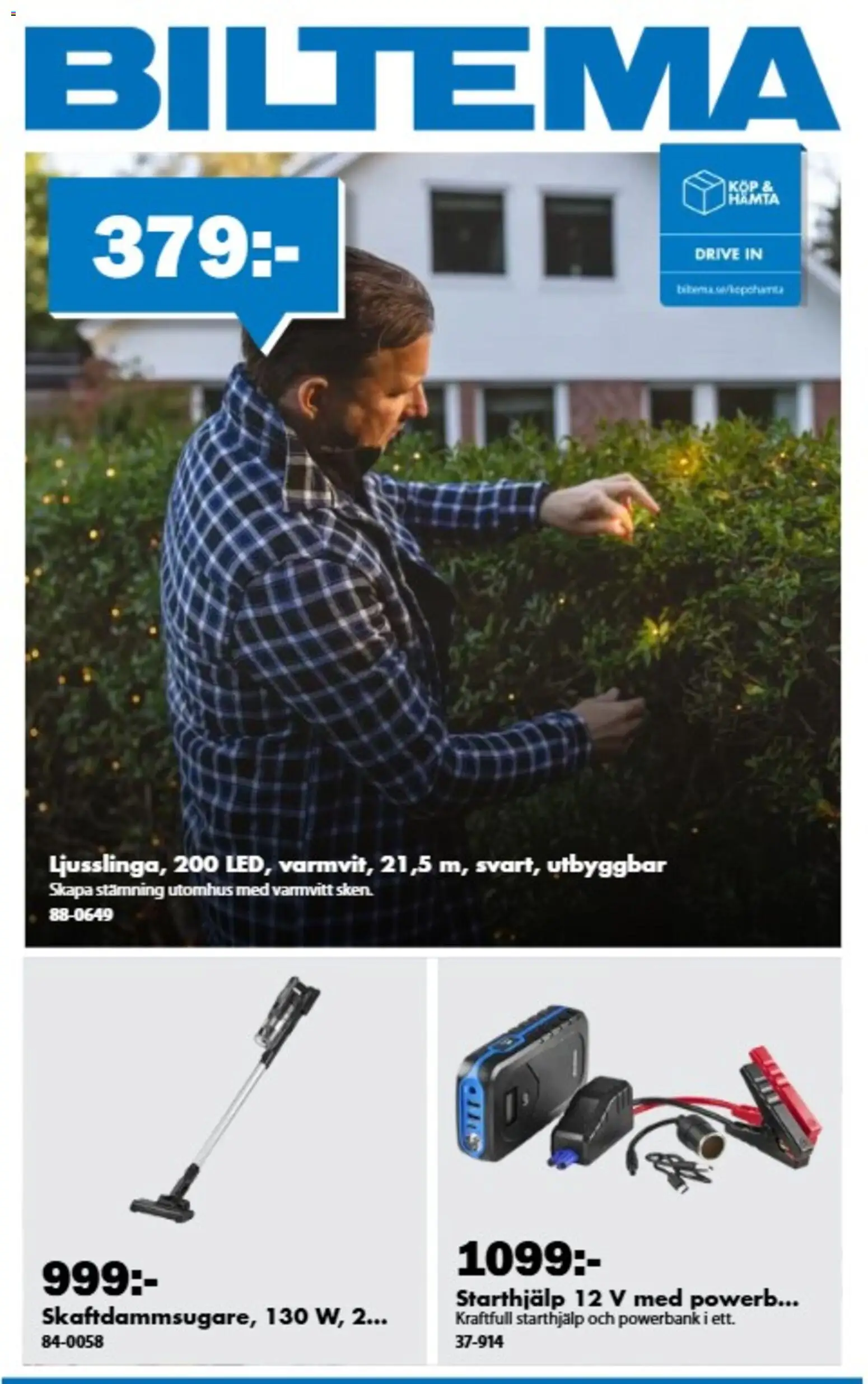 Biltema erbjudanden November Reklamblad in Sverige