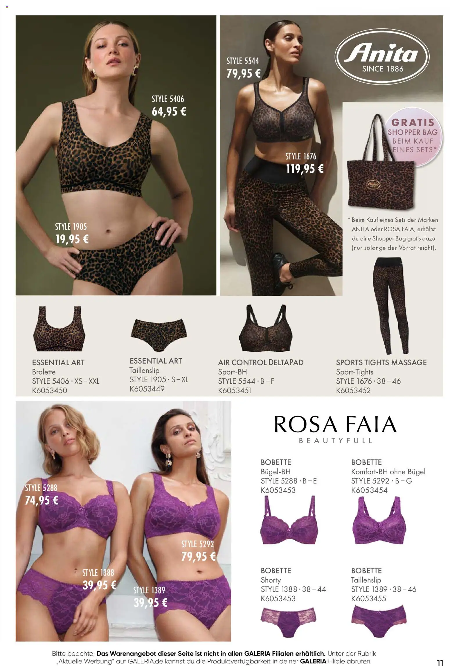 Galeria Karstadt Kaufhof Prospekt Prospekt in Deutschland