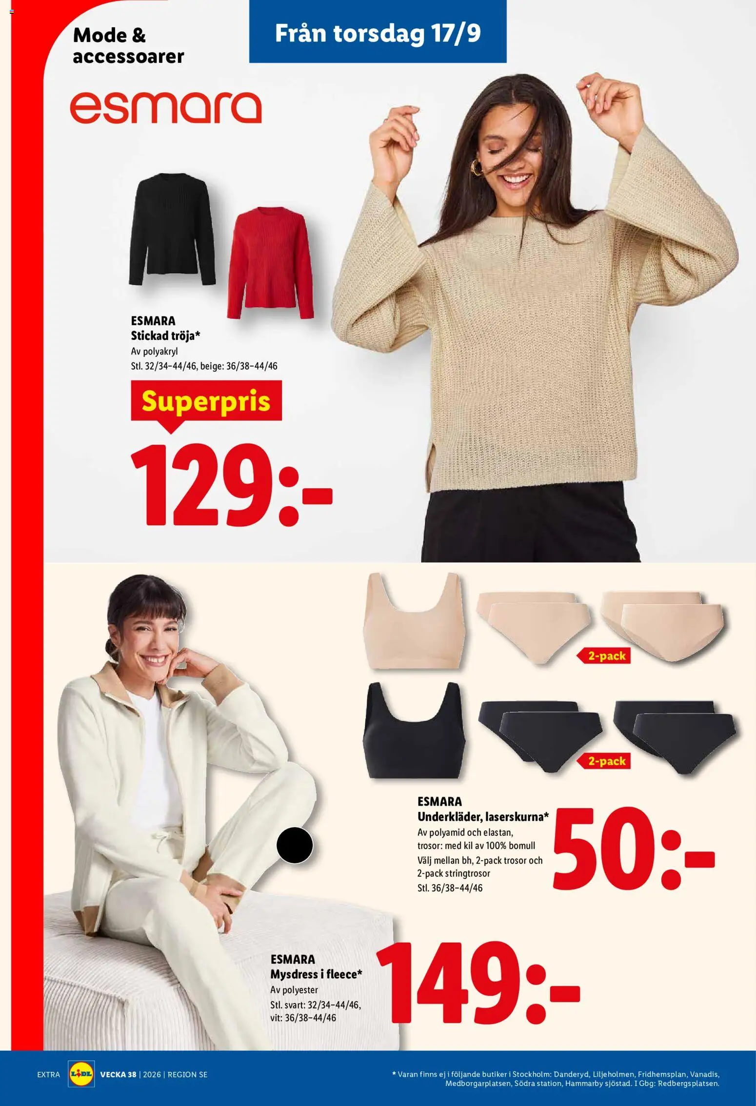 Lidl erbjudanden Reklamblad in Sverige
