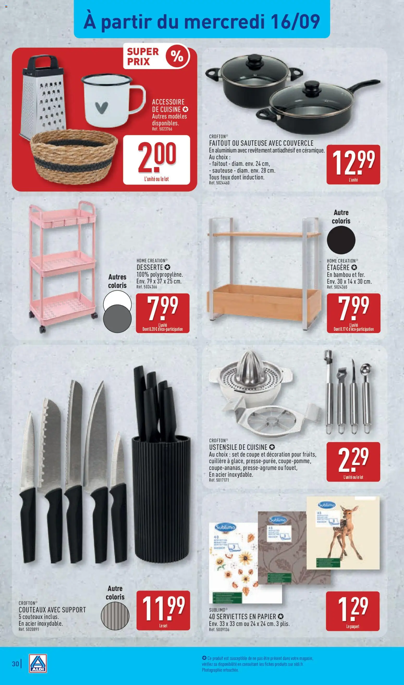 Aldi catalogue Catalogue in France