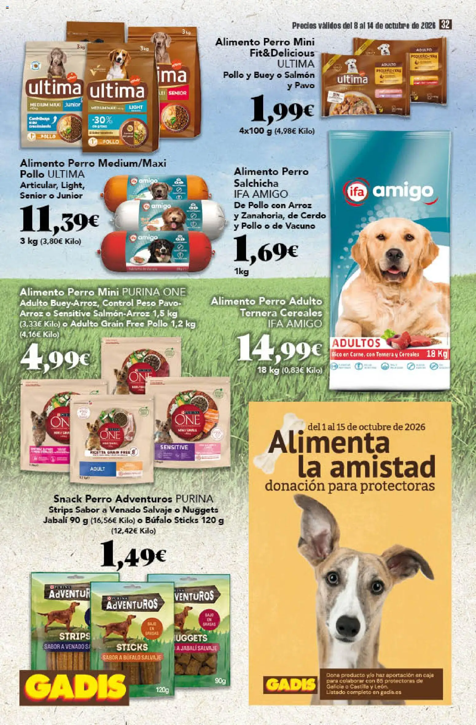 Gadis - folleto Folleto in España
