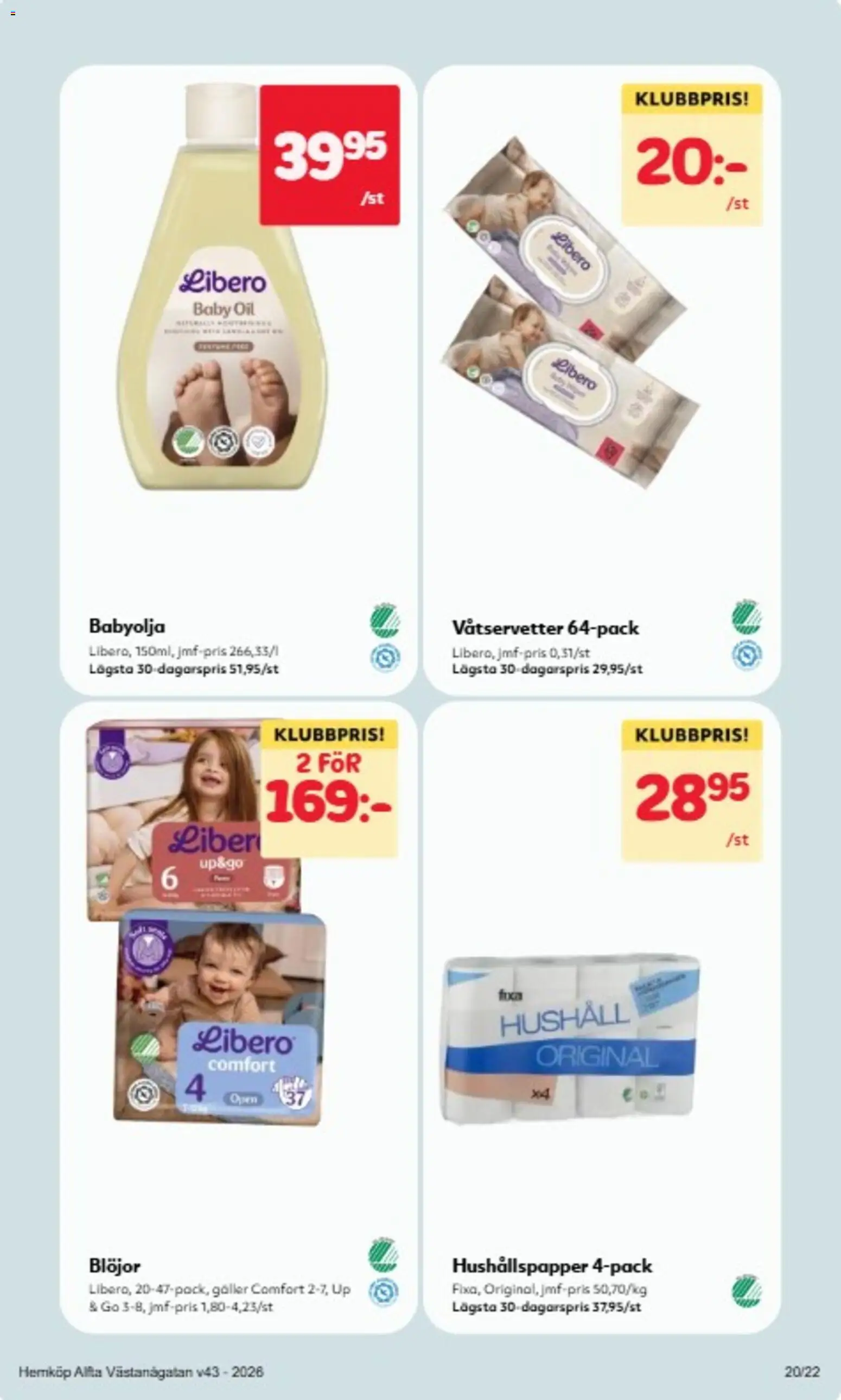 Hemköp erbjudanden Reklamblad in Sverige