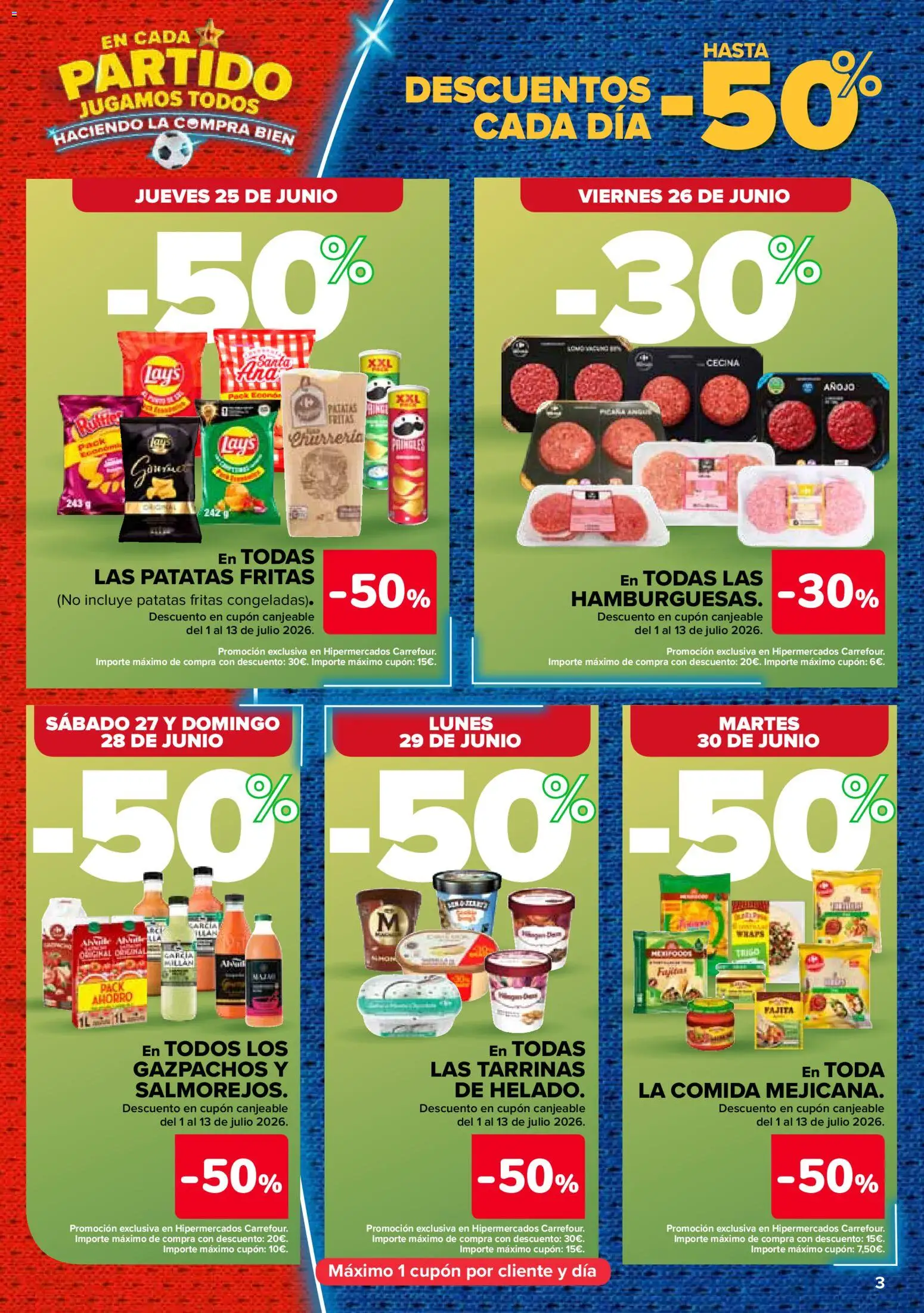 Carrefour folleto desde 25/06/2026 | ¿Cómo obtener un descuento limitado? ¡Ahorra hoy mismo! | España