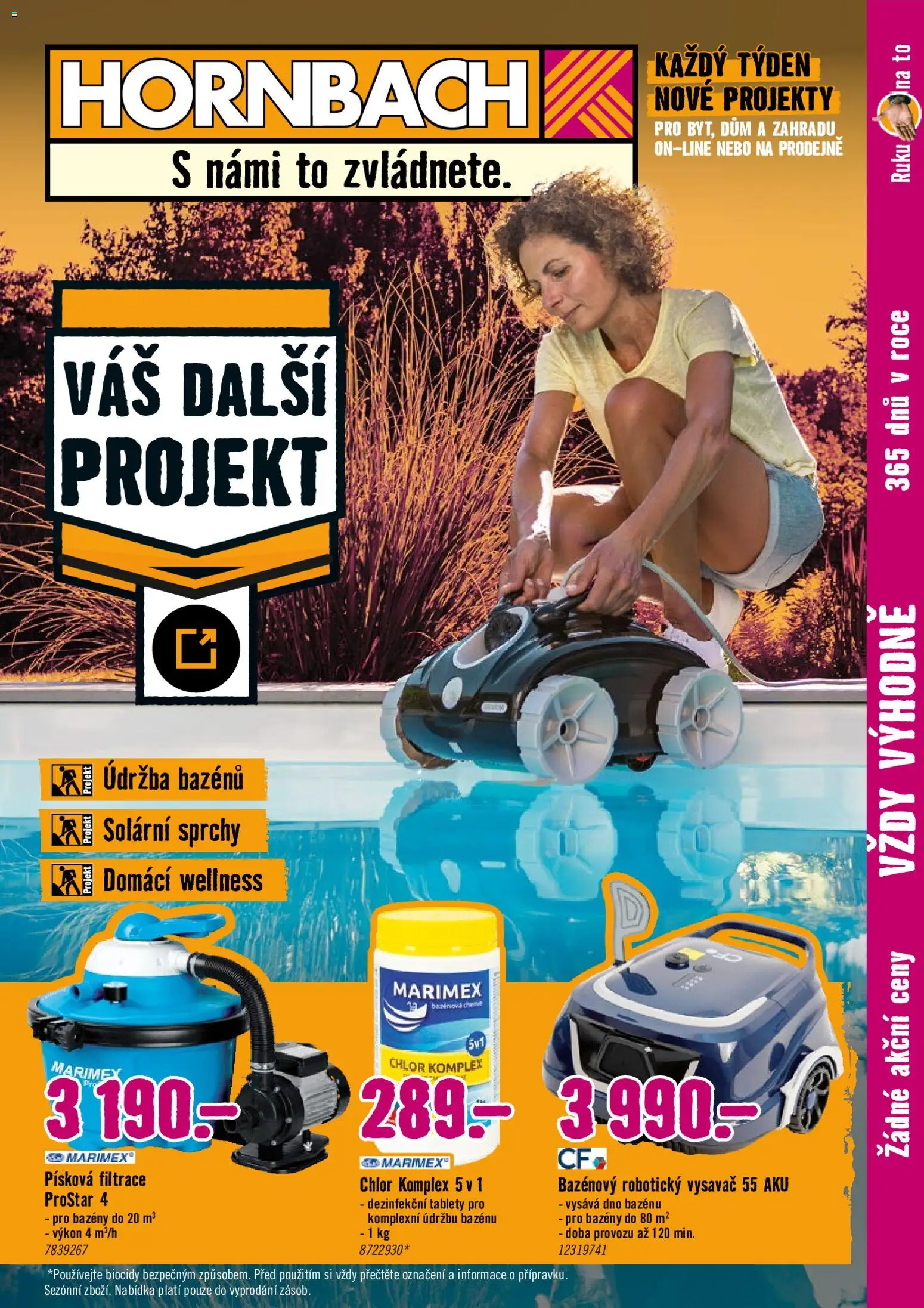 HORNBACH leták - Bazénová chemie od 01.07.2026 💥 Nenechte si ujít TOP nabídky! ⭐ | Česko