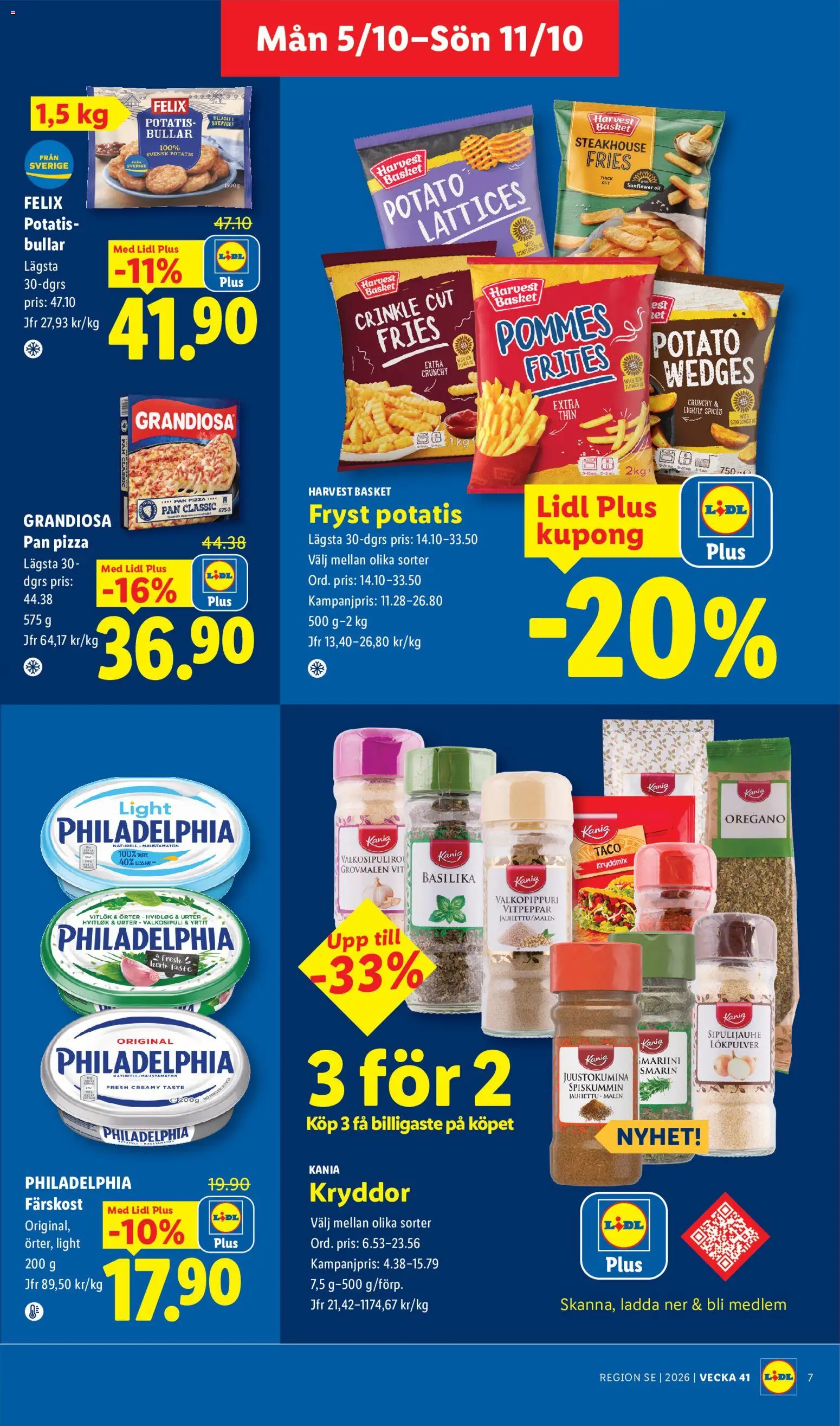 Lidl erbjudanden Reklamblad in Sverige