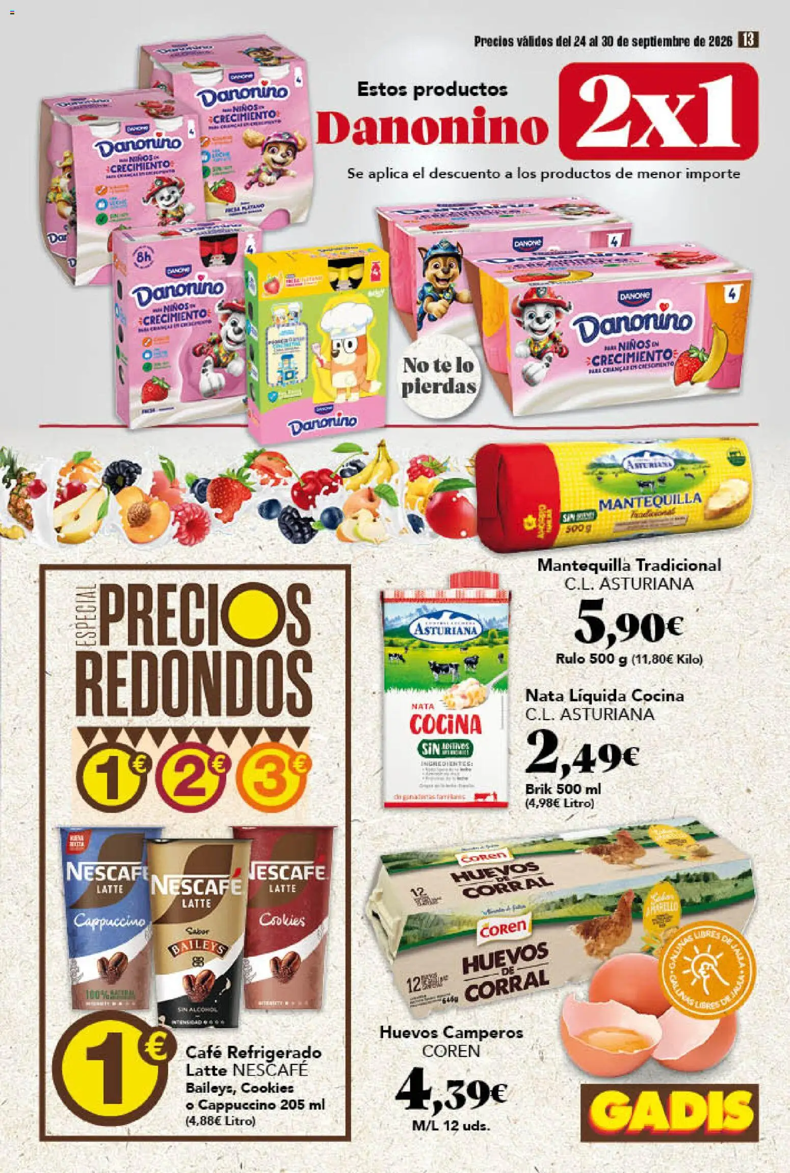 Gadis folleto Folleto in España