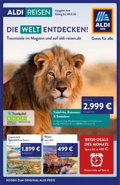 Aldi Reisen Aldi Reisen Prospekt