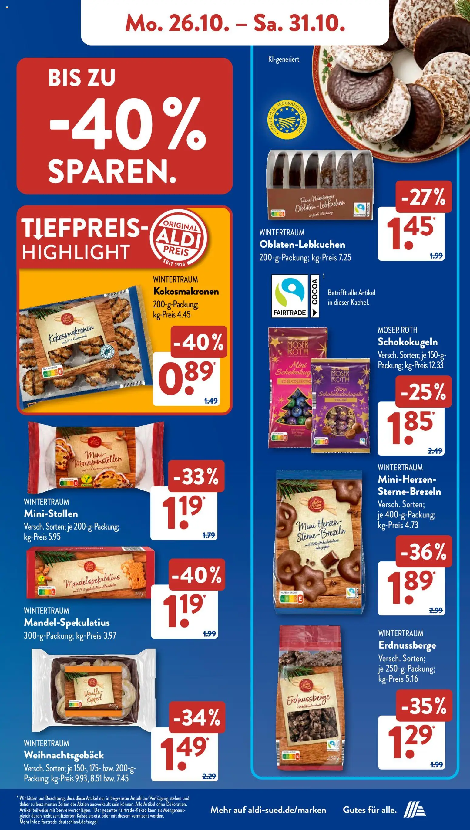 Aldi Süd Prospekt Prospekt in Deutschland