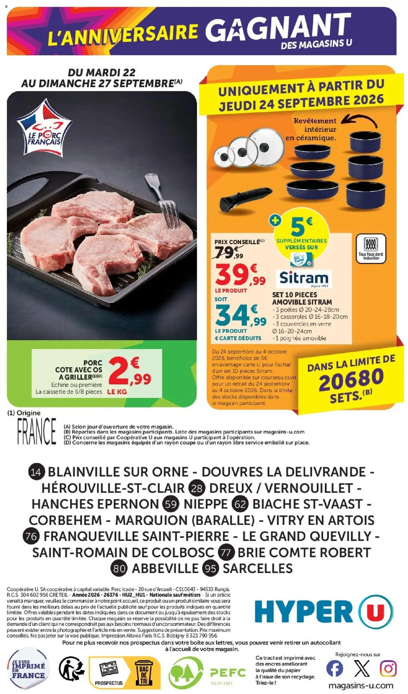 Hyper U catalogue Catalogue in France