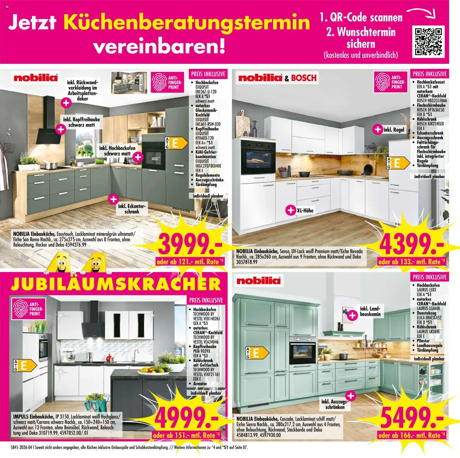 SB Möbel Boss - Broschüre Prospekt in Deutschland