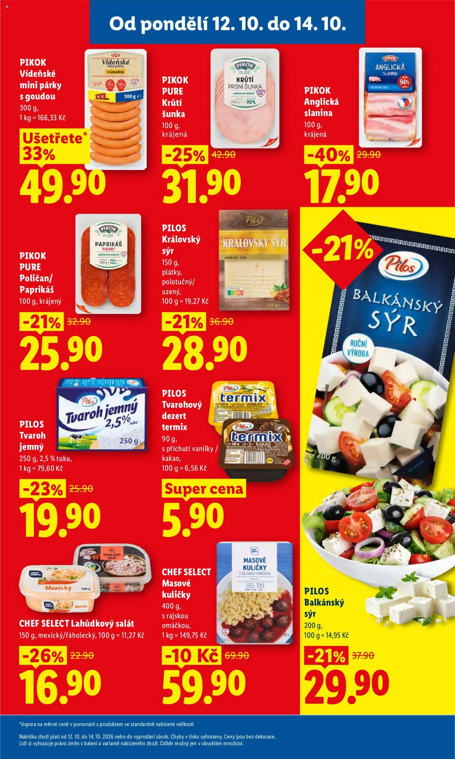Lidl leták Leták in Česko