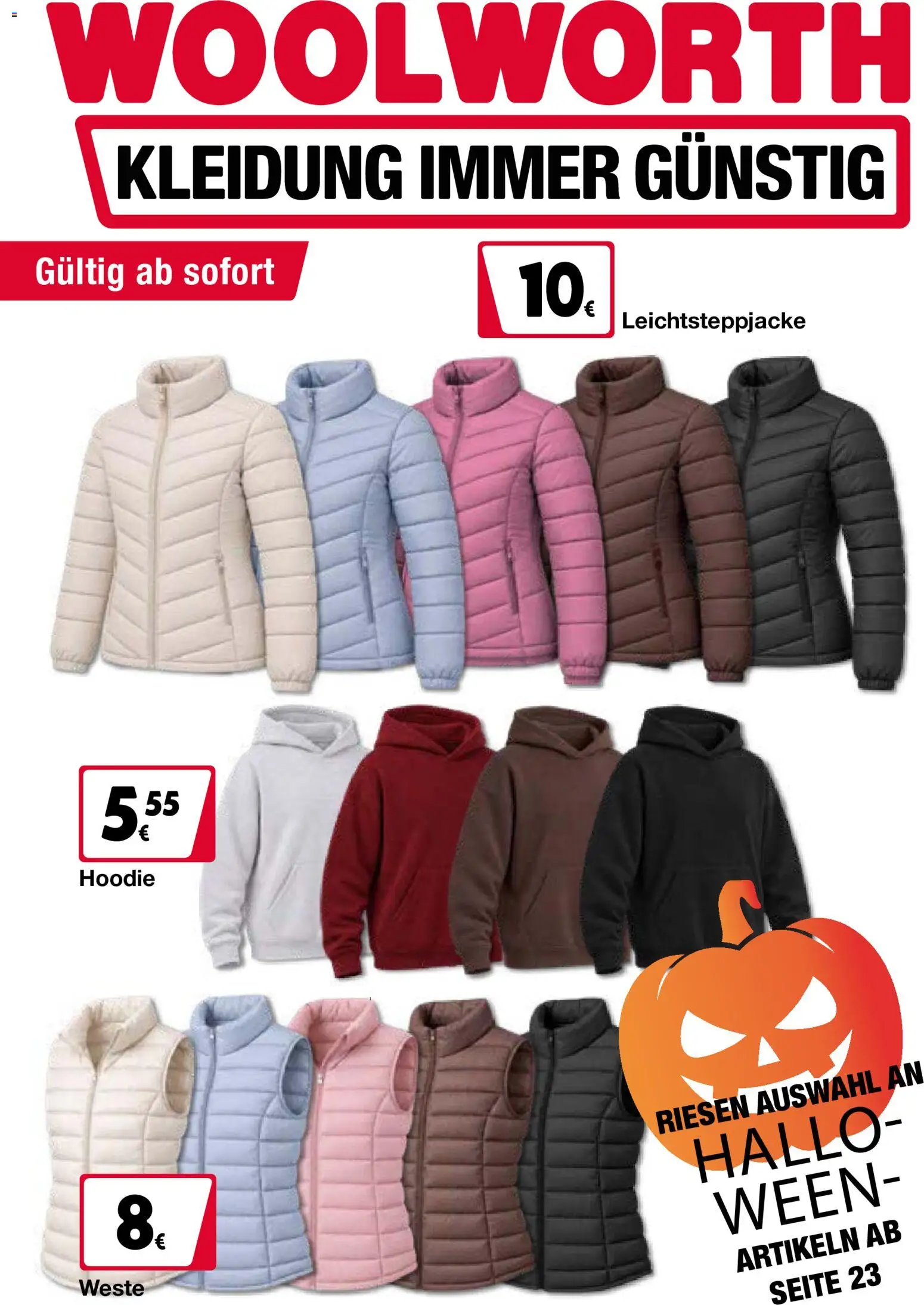 Woolworth Prospekt Prospekt in Deutschland