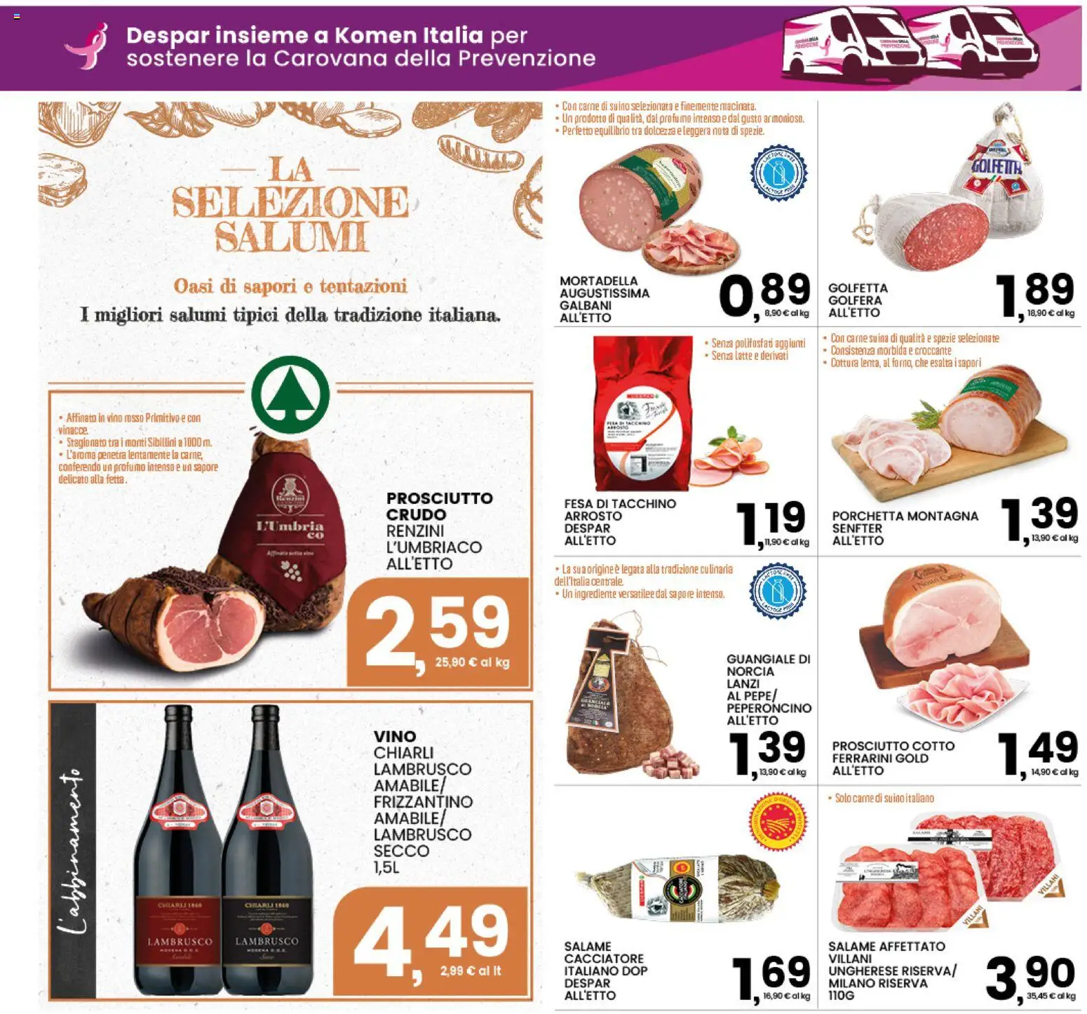 Interspar volantino Volantino in Italy