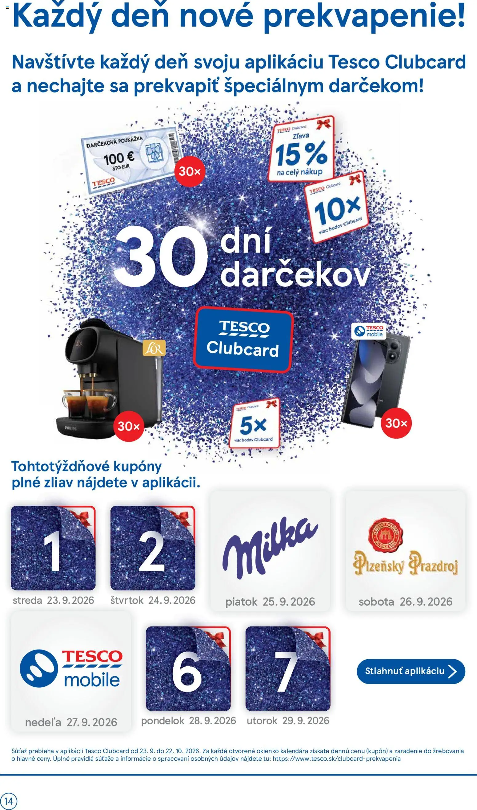 Tesco Hypermarket - leták Leták in Slovensko