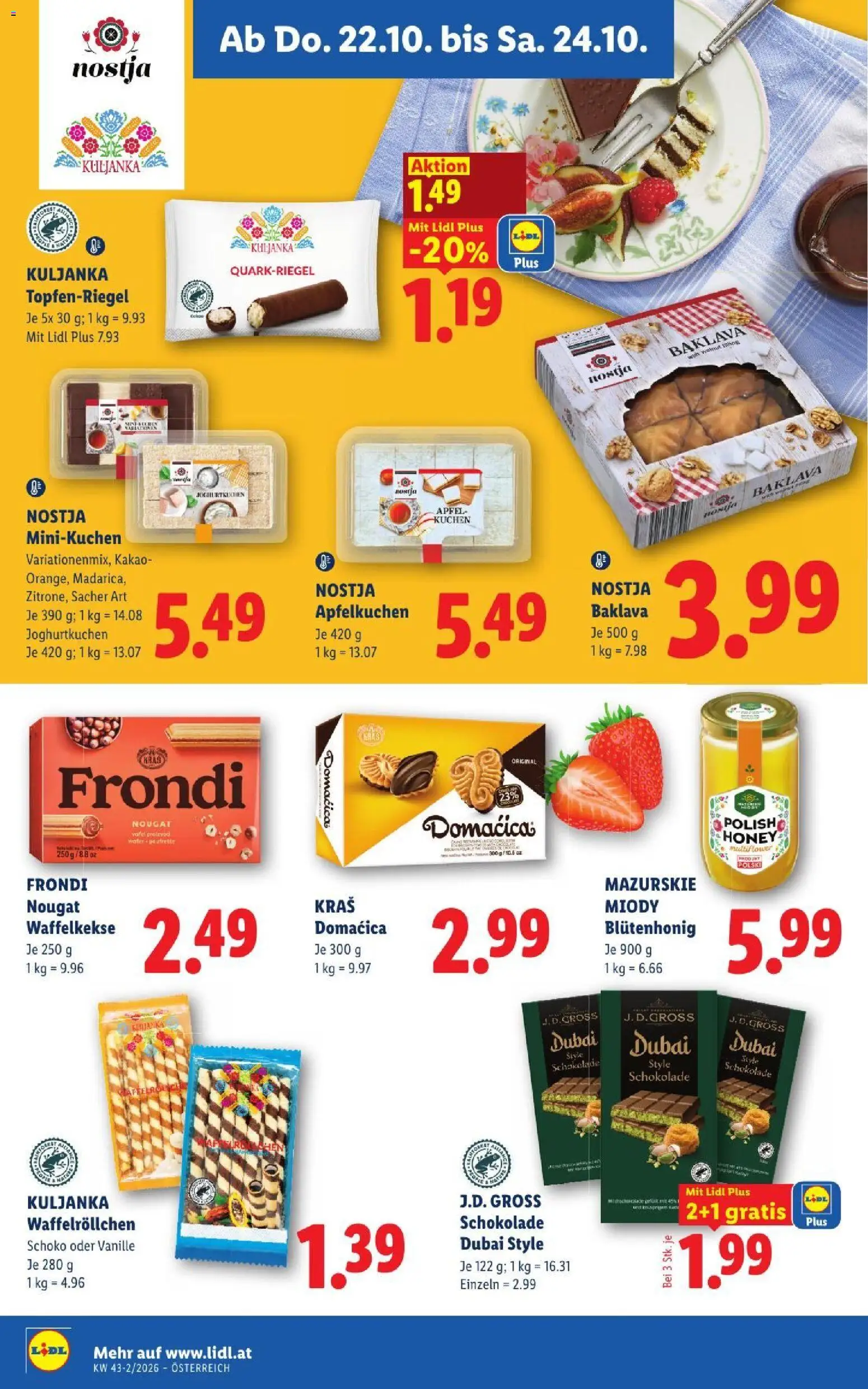 Lidl Flugblatt Flugblatt in Österreich