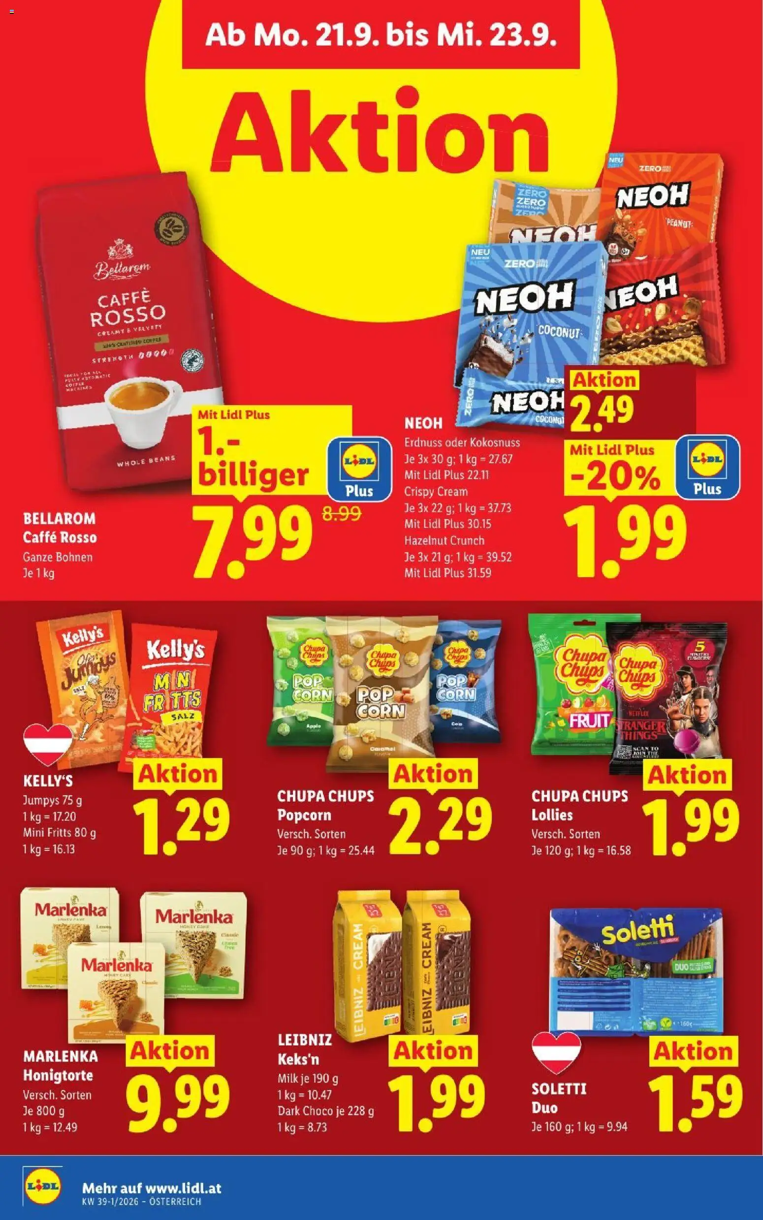 Lidl - Flugblatt Flugblatt in Österreich