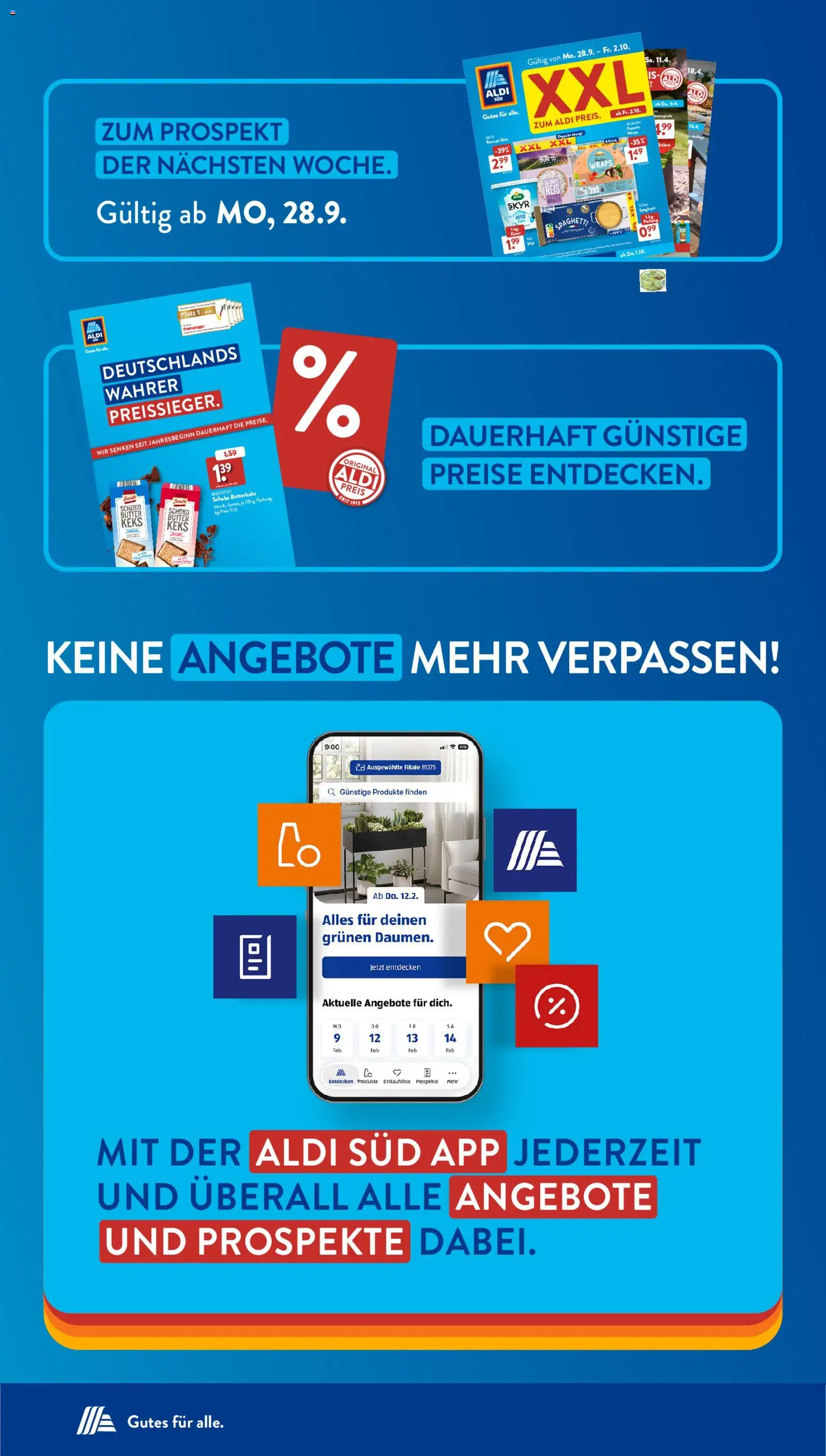 Aldi Süd Prospekt Prospekt in Deutschland