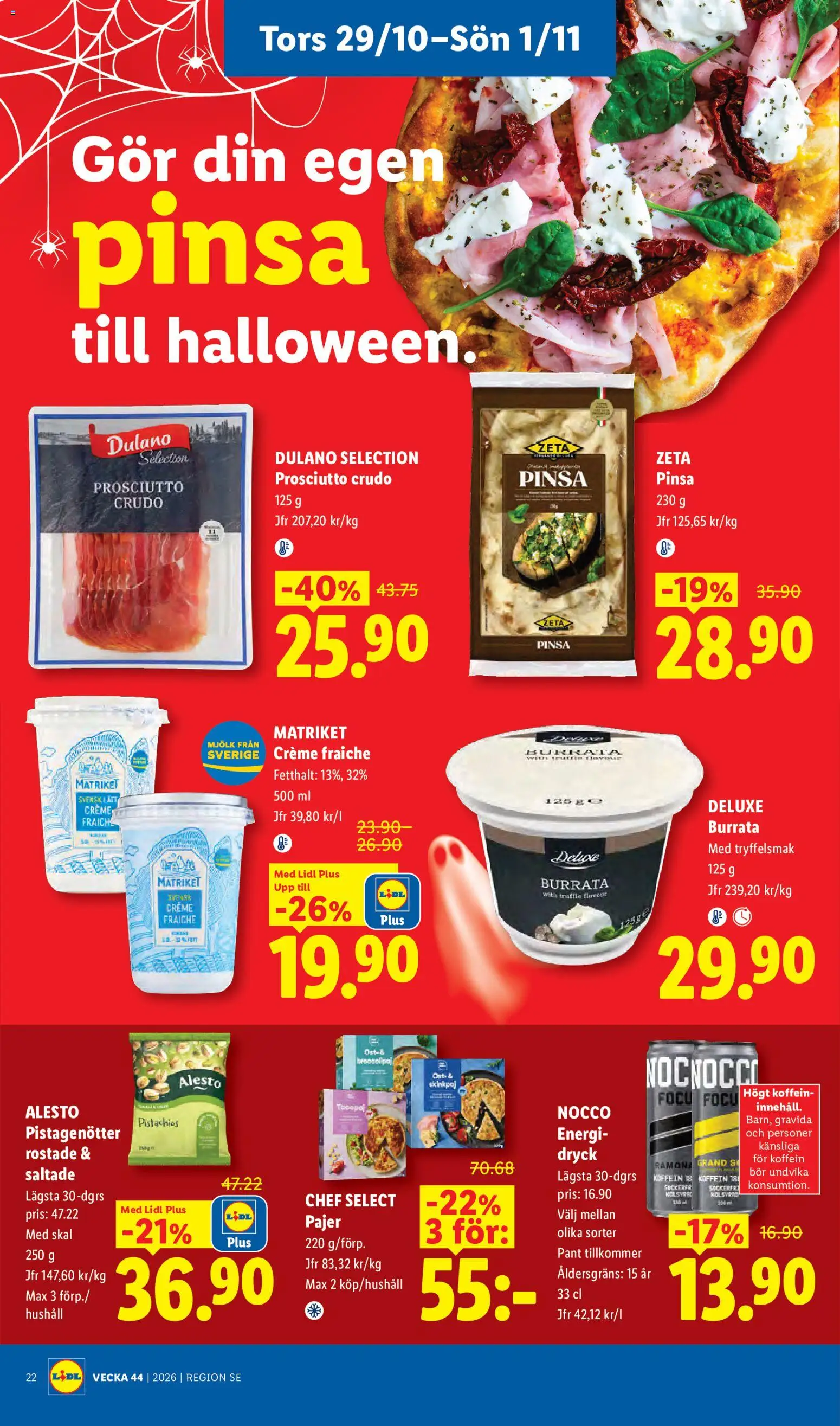 Lidl erbjudanden Reklamblad in Sverige