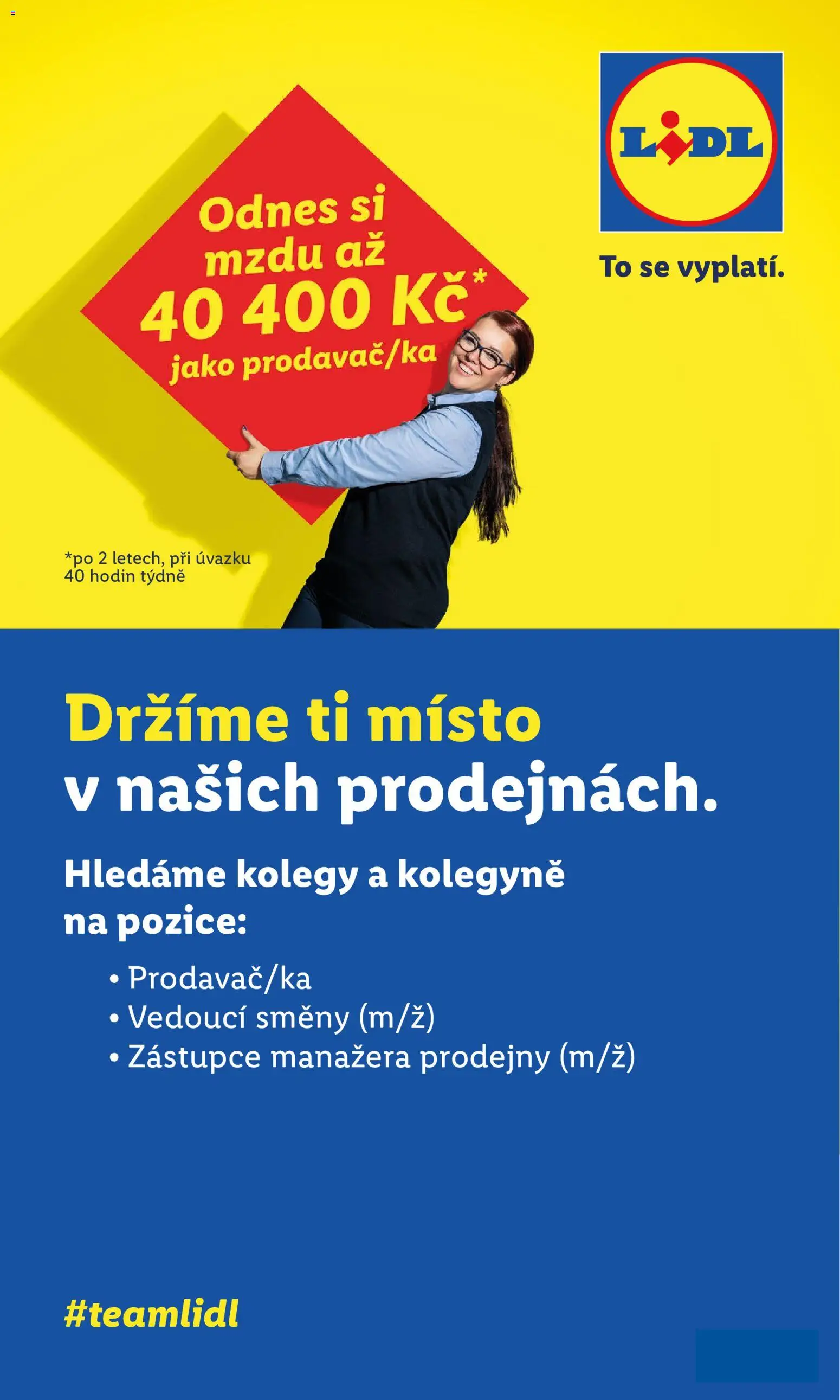 Lidl leták Leták in Česko