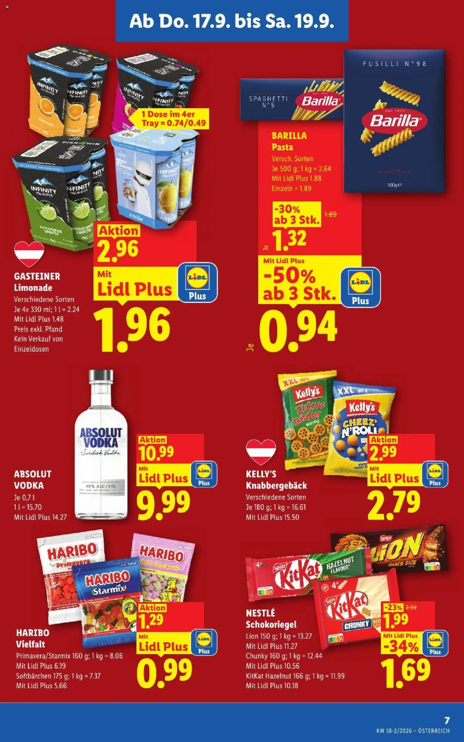 Lidl - Flugblatt Flugblatt in Österreich