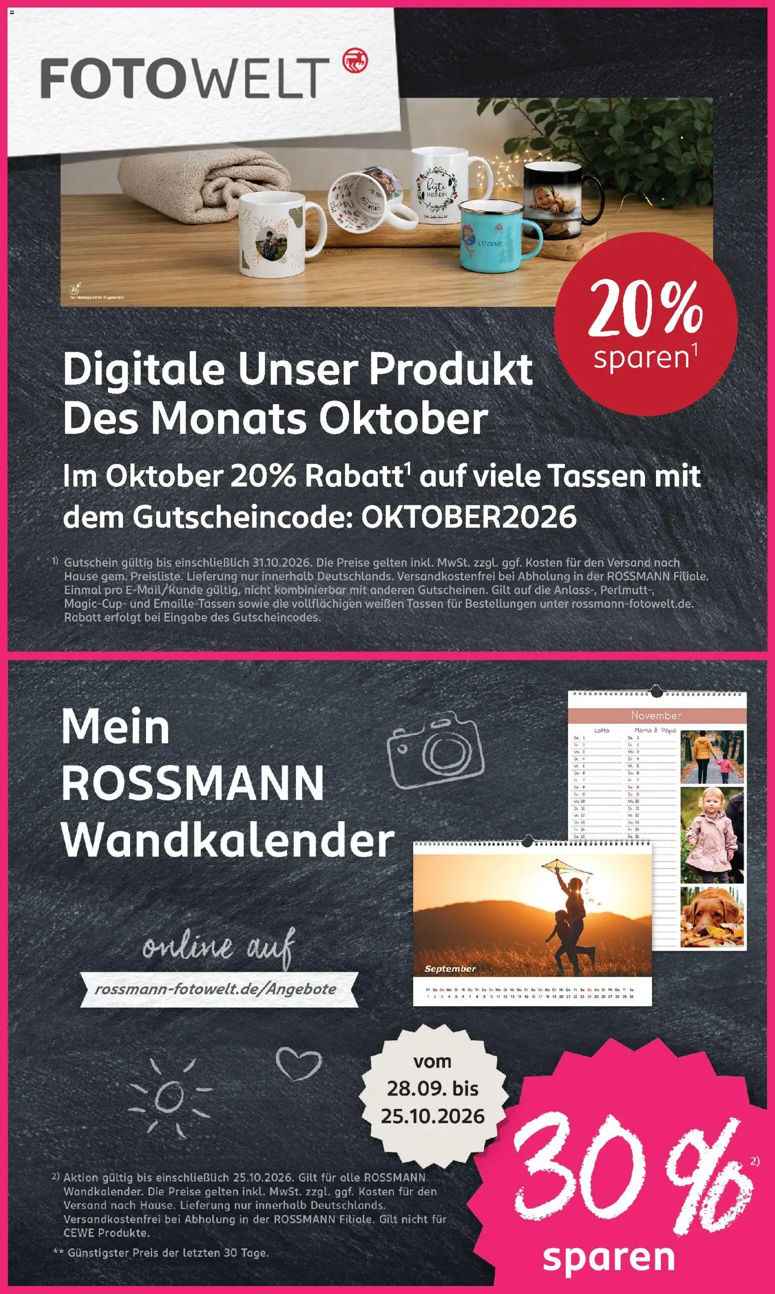 Rossmann Pre Black Week Prospekt in Deutschland