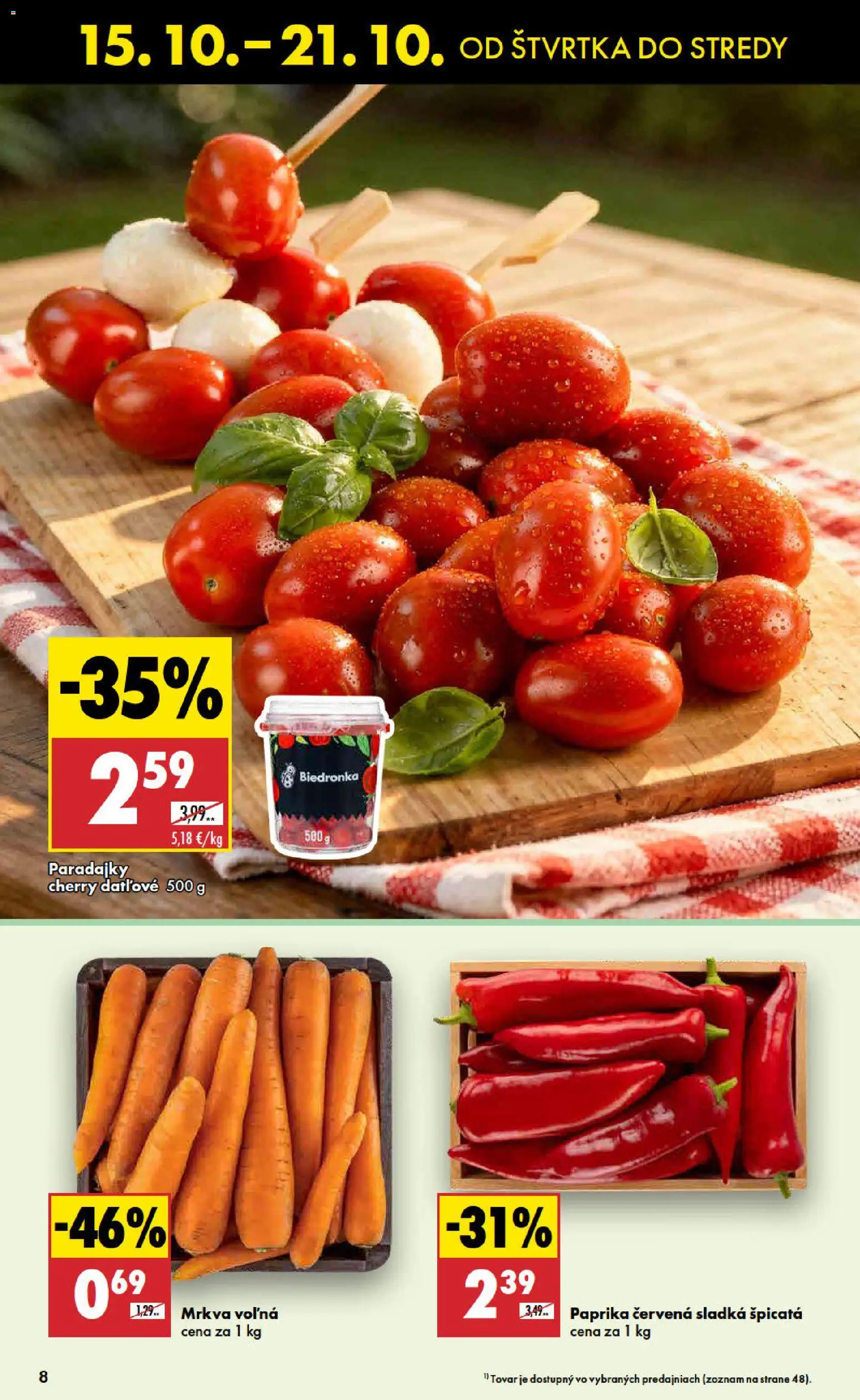Biedronka leták Leták in Slovensko