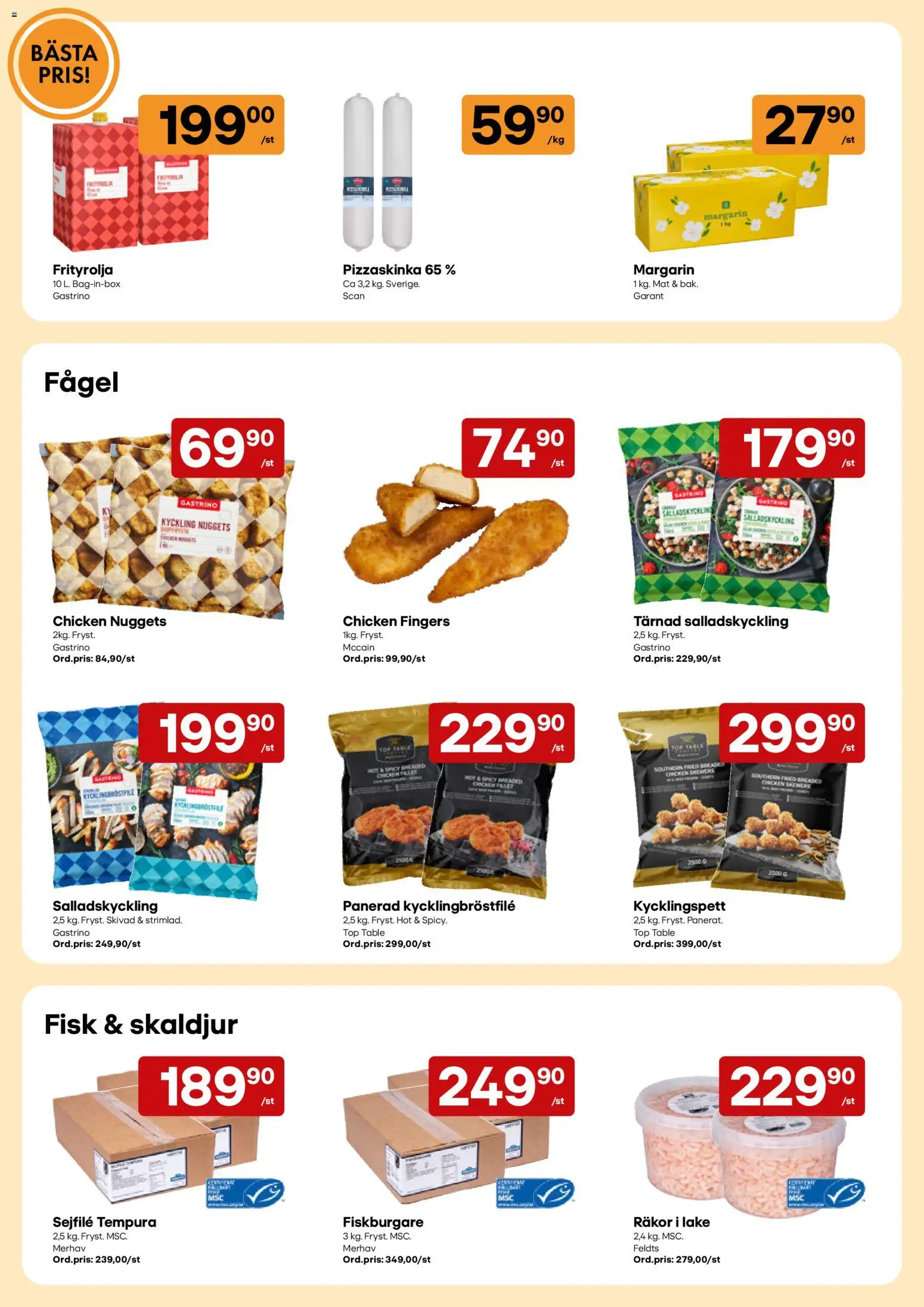 Snabbgross erbjudanden Reklamblad in Sverige