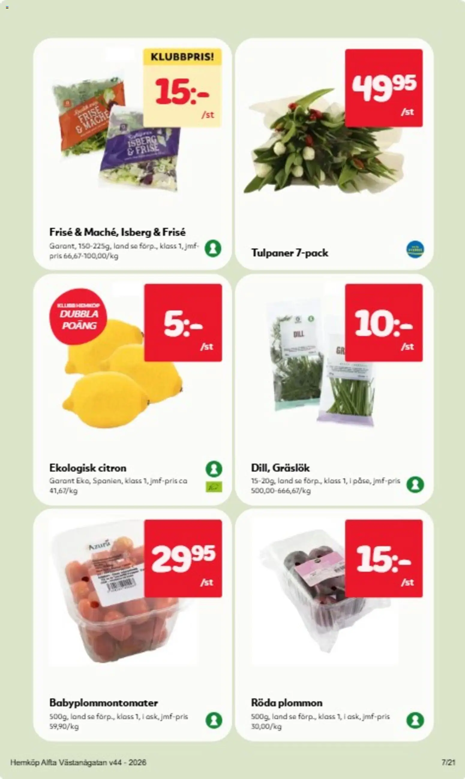 Hemköp erbjudanden Reklamblad in Sverige