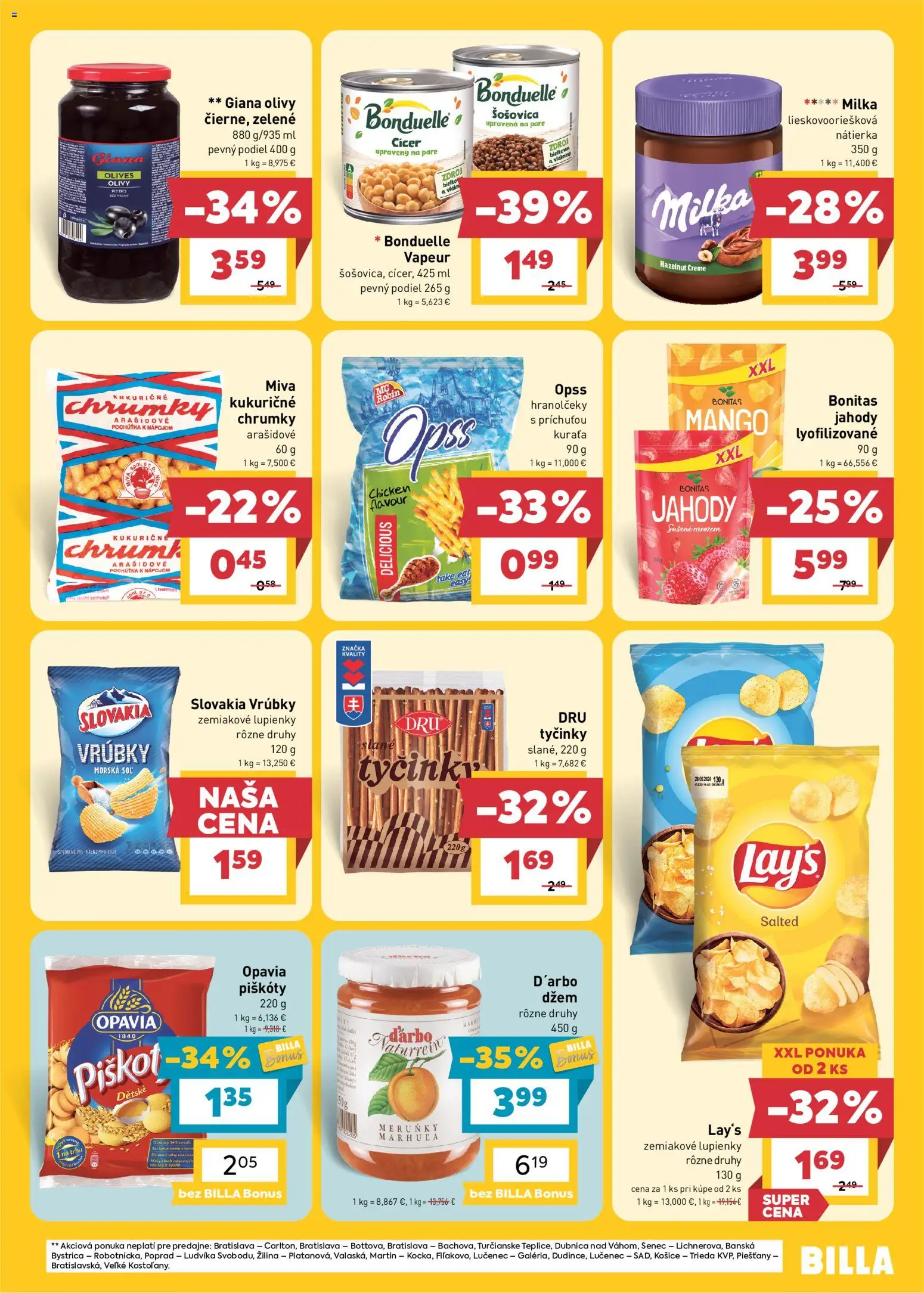 Billa leták Leták in Slovensko