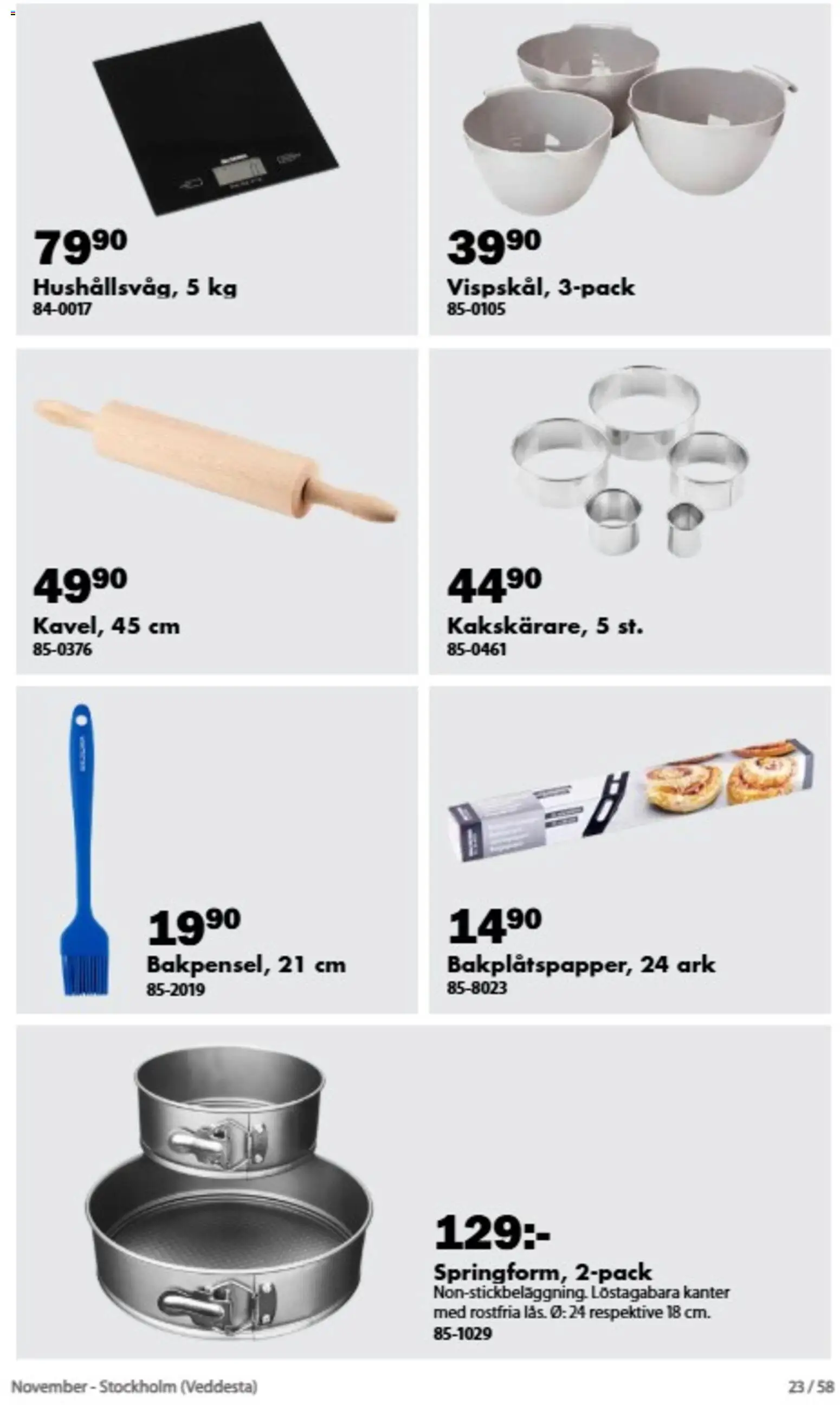 Biltema erbjudanden November Reklamblad in Sverige