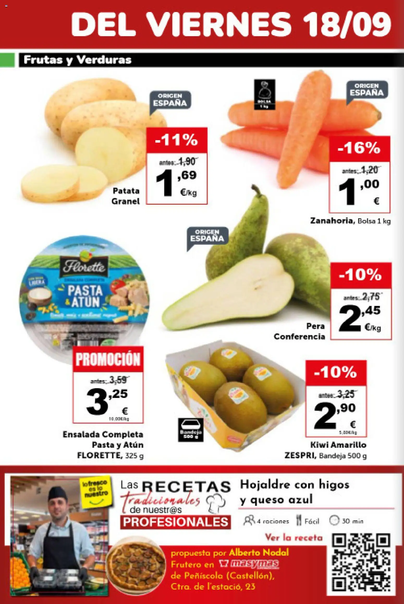 Masymas folleto Folleto in España