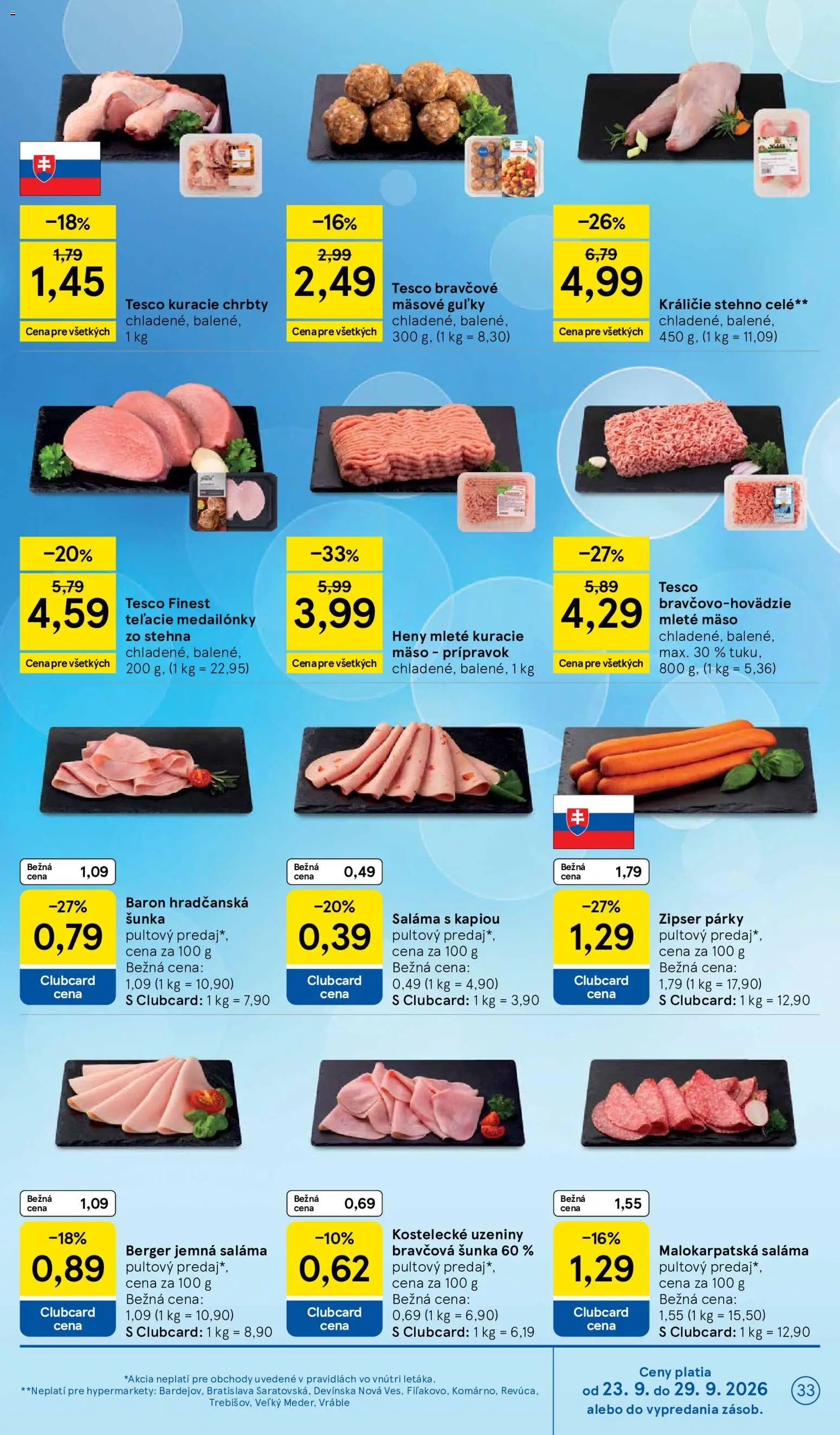 Tesco Hypermarket - leták Leták in Slovensko