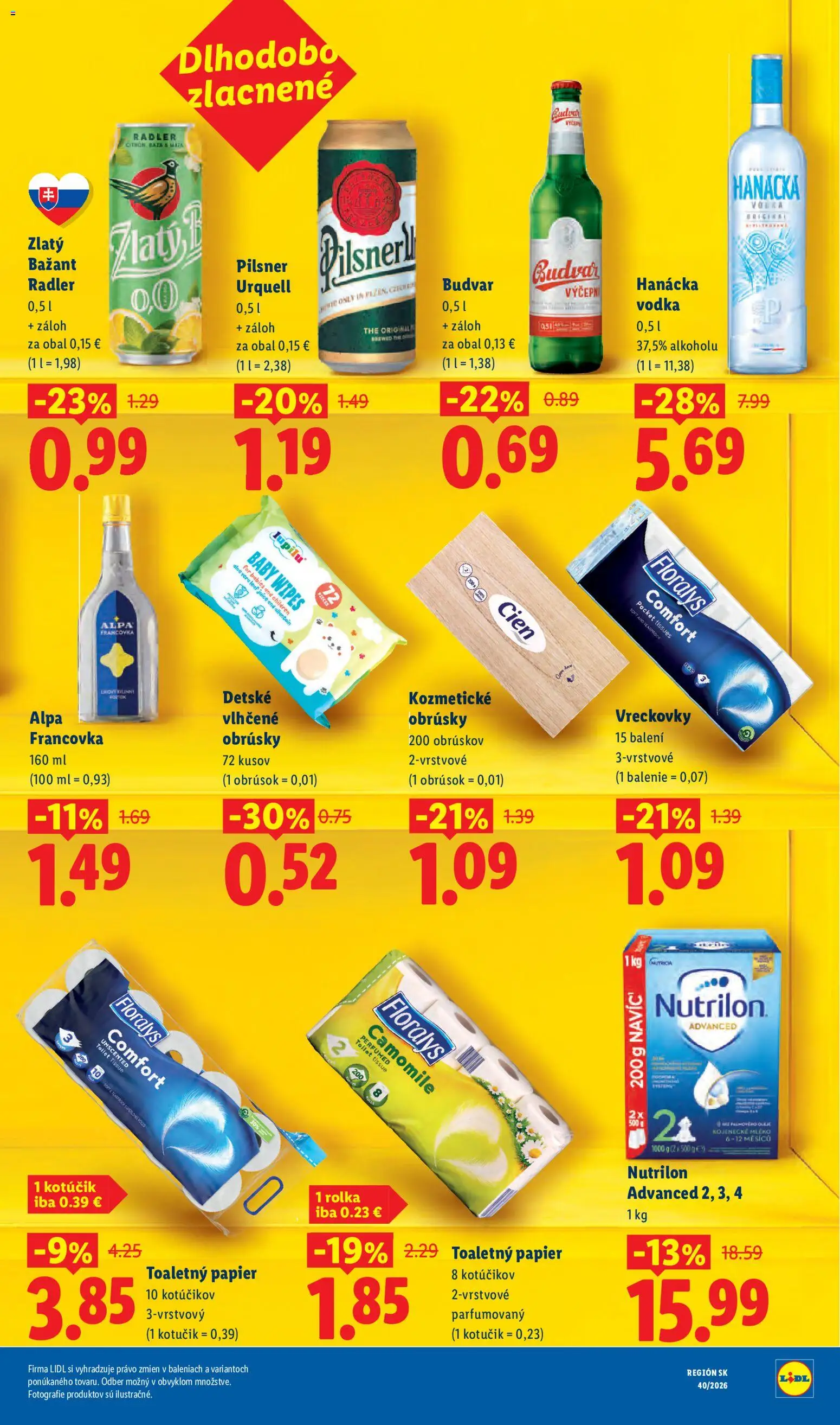 Lidl leták Leták in Slovensko