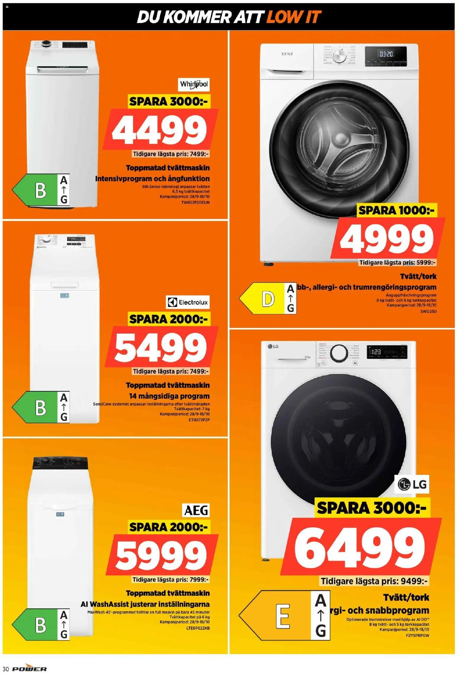 Power erbjudanden Reklamblad in Sverige