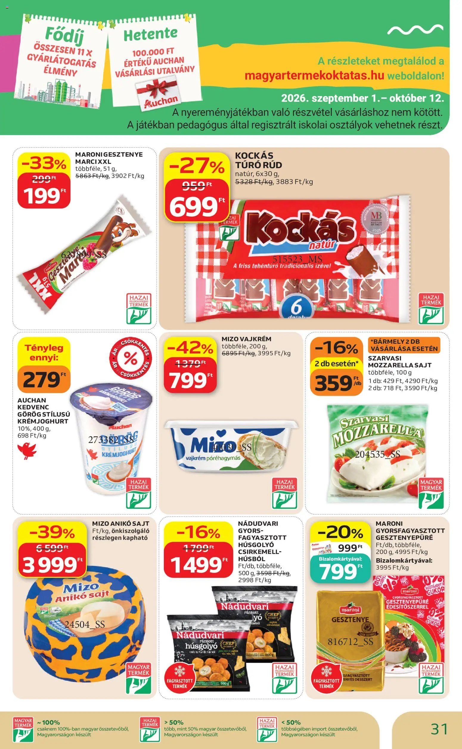 Auchan akciós újság Akciós újság in Magyarország